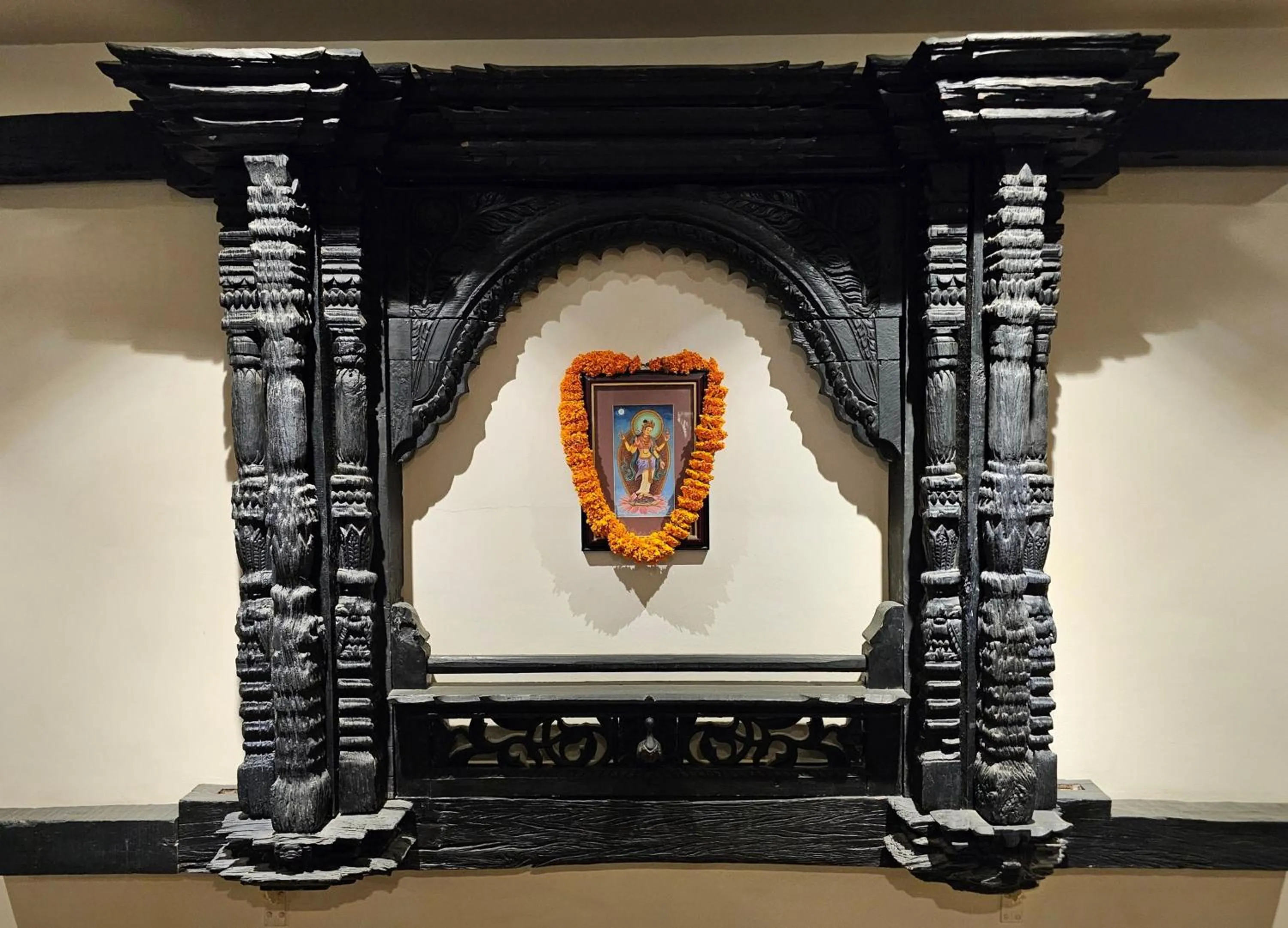 Decorative detail in Central Courtyard Thamel - Heritage Hötel & Artisan Café