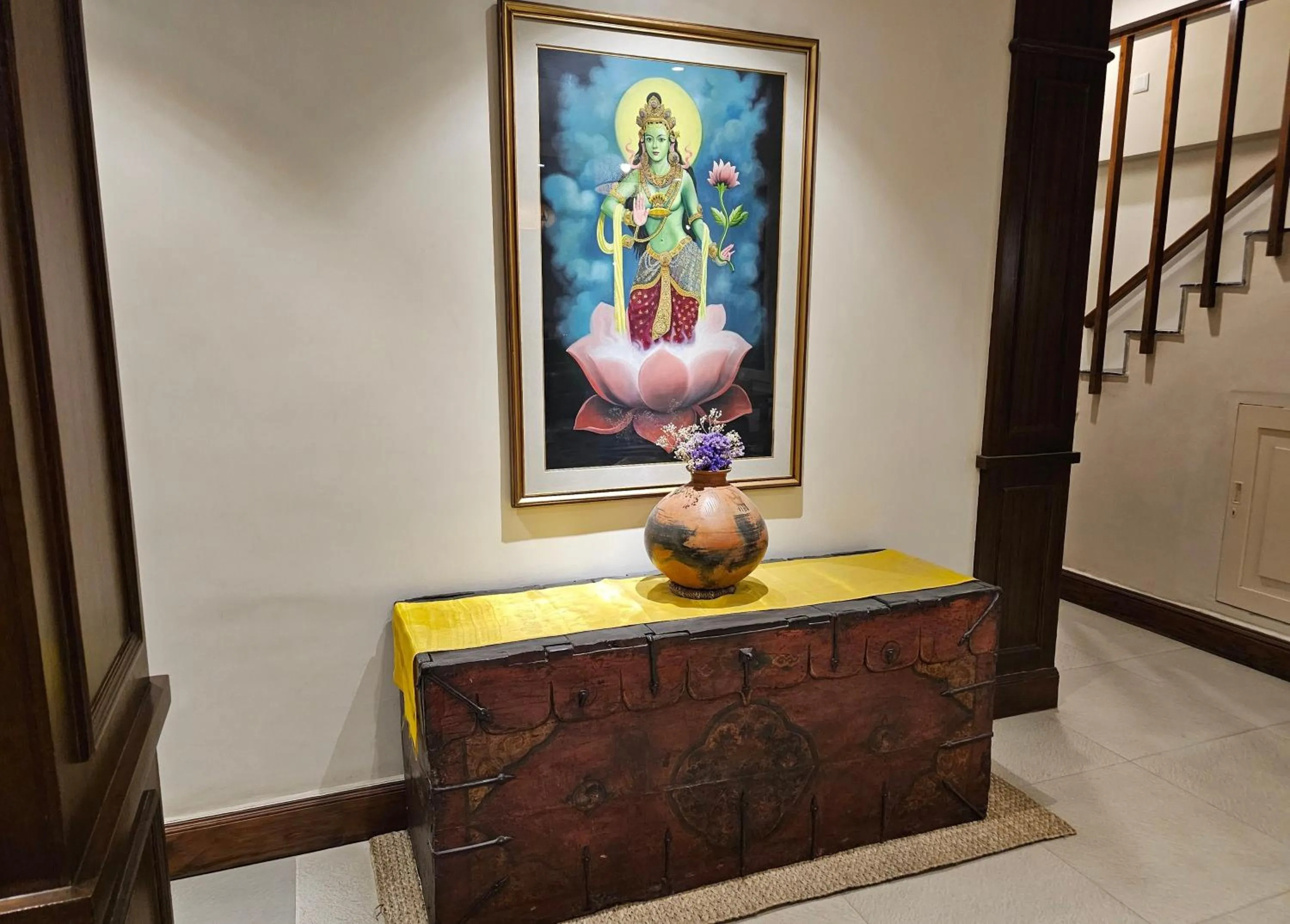 Decorative detail in Central Courtyard Thamel - Heritage Hötel & Artisan Café