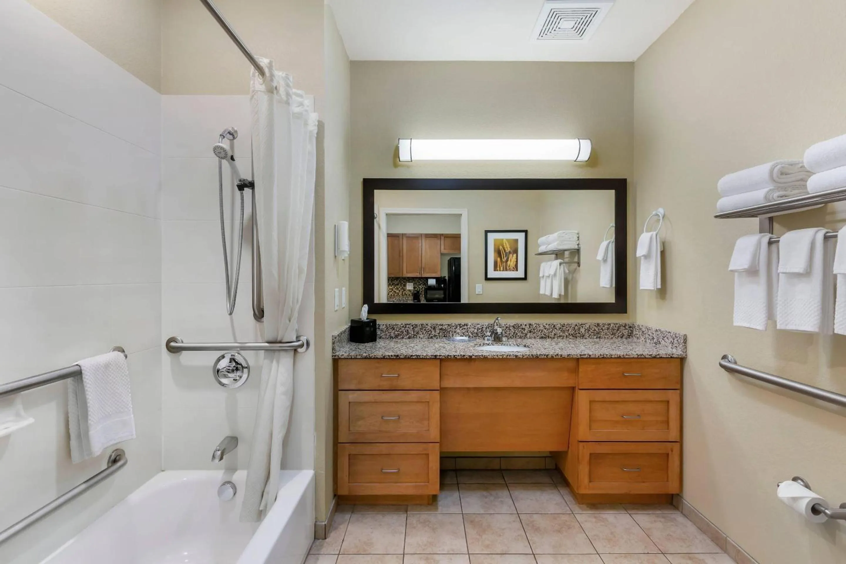 Bedroom in MainStay Suites Stanley