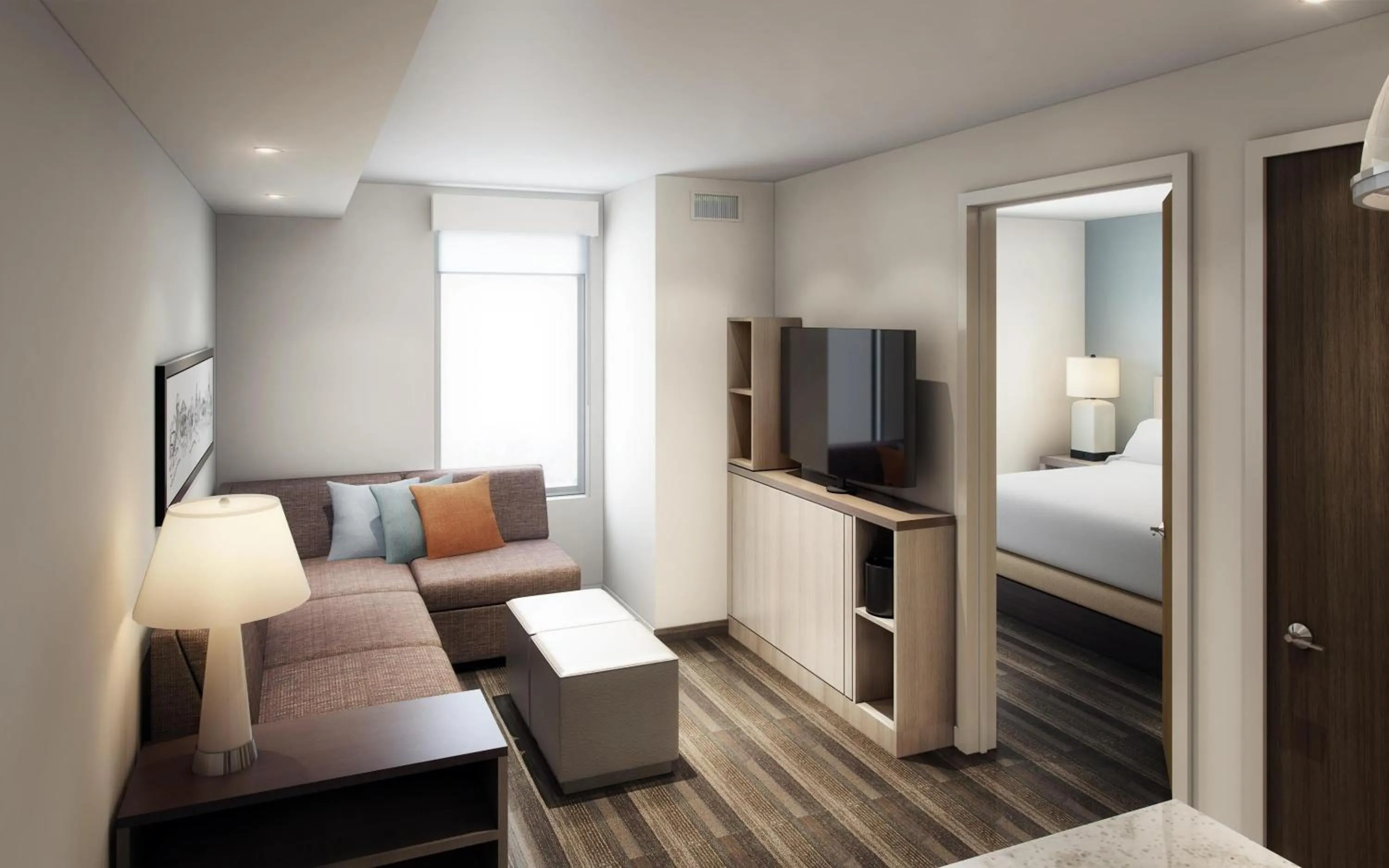Photo of the whole room, Bed in Hyatt House Destin
