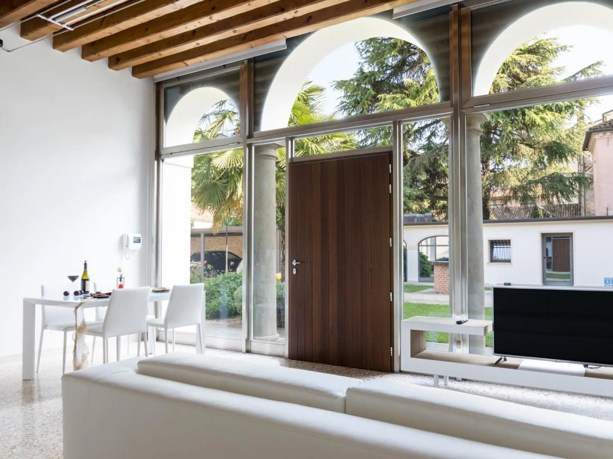 Living room in Residence Le Bugne