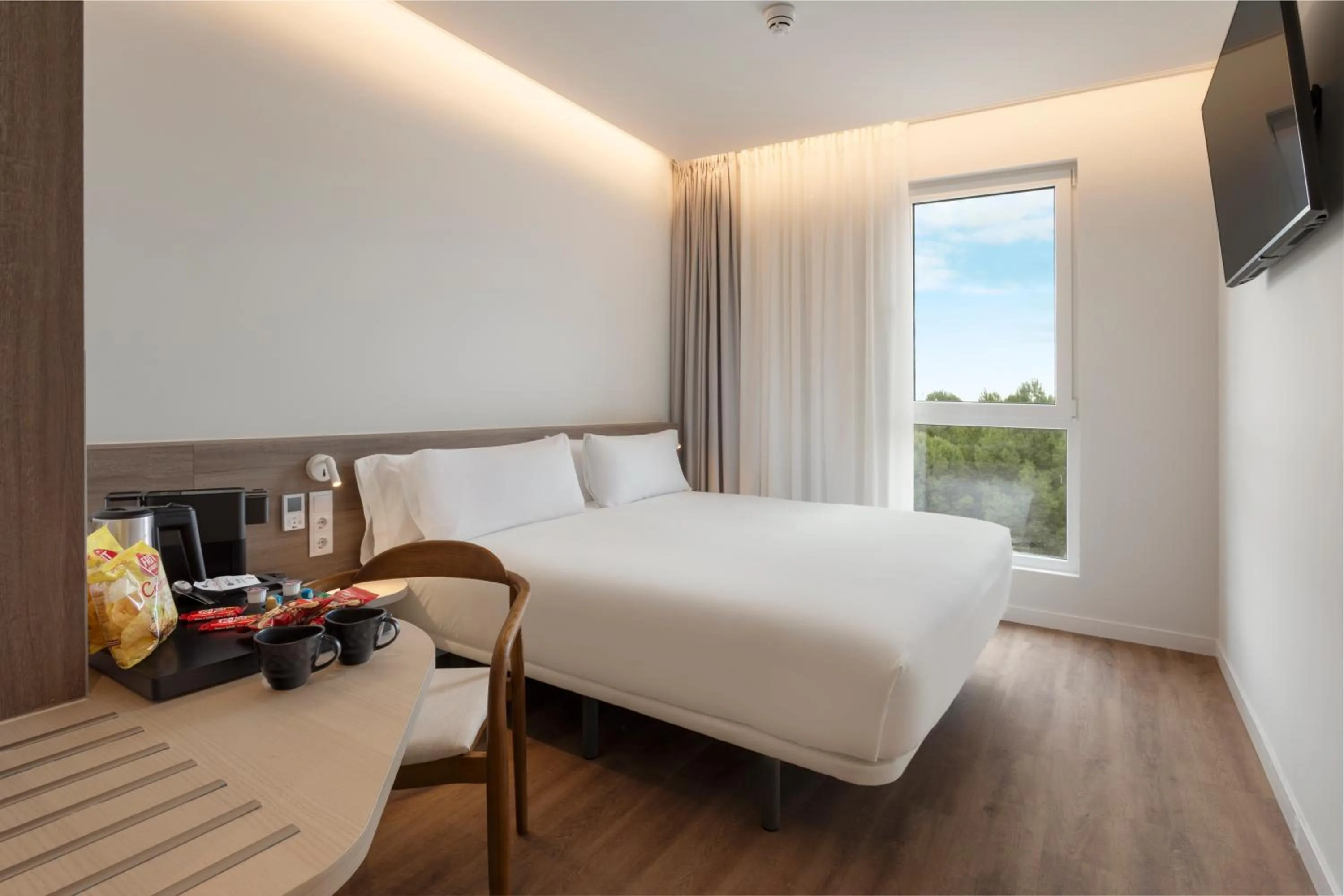 Bed in B&B HOTEL Madrid Vallecas Ensanche