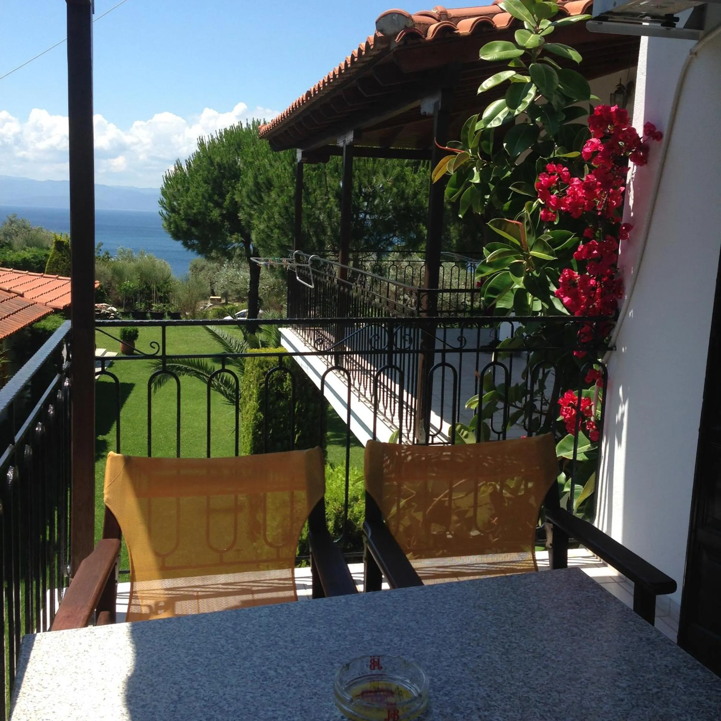 Balcony/Terrace in Villa POLYTIMI
