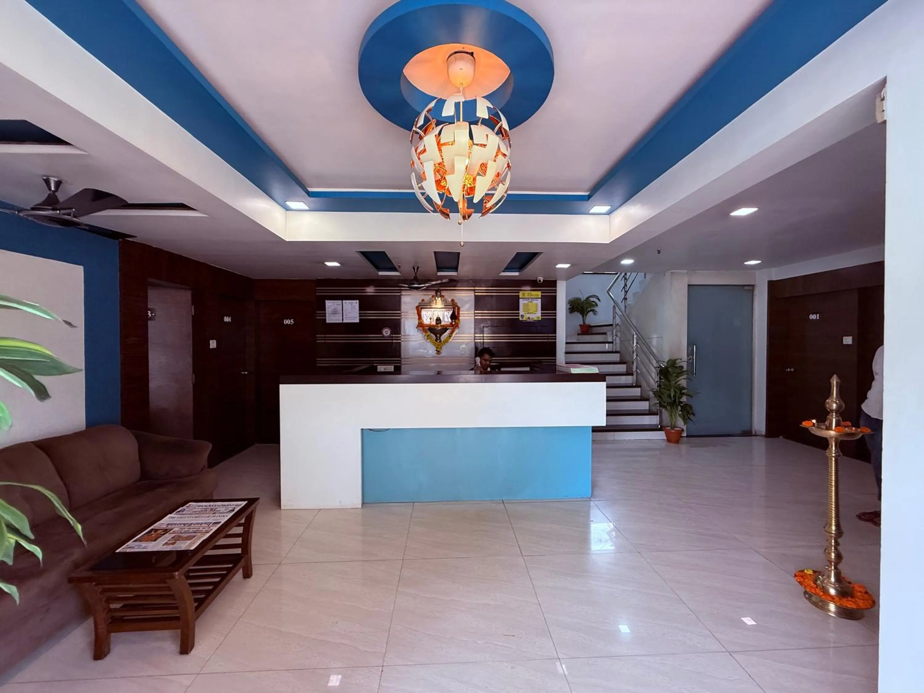 Lobby or reception in Hotel Arya Residency Rabale