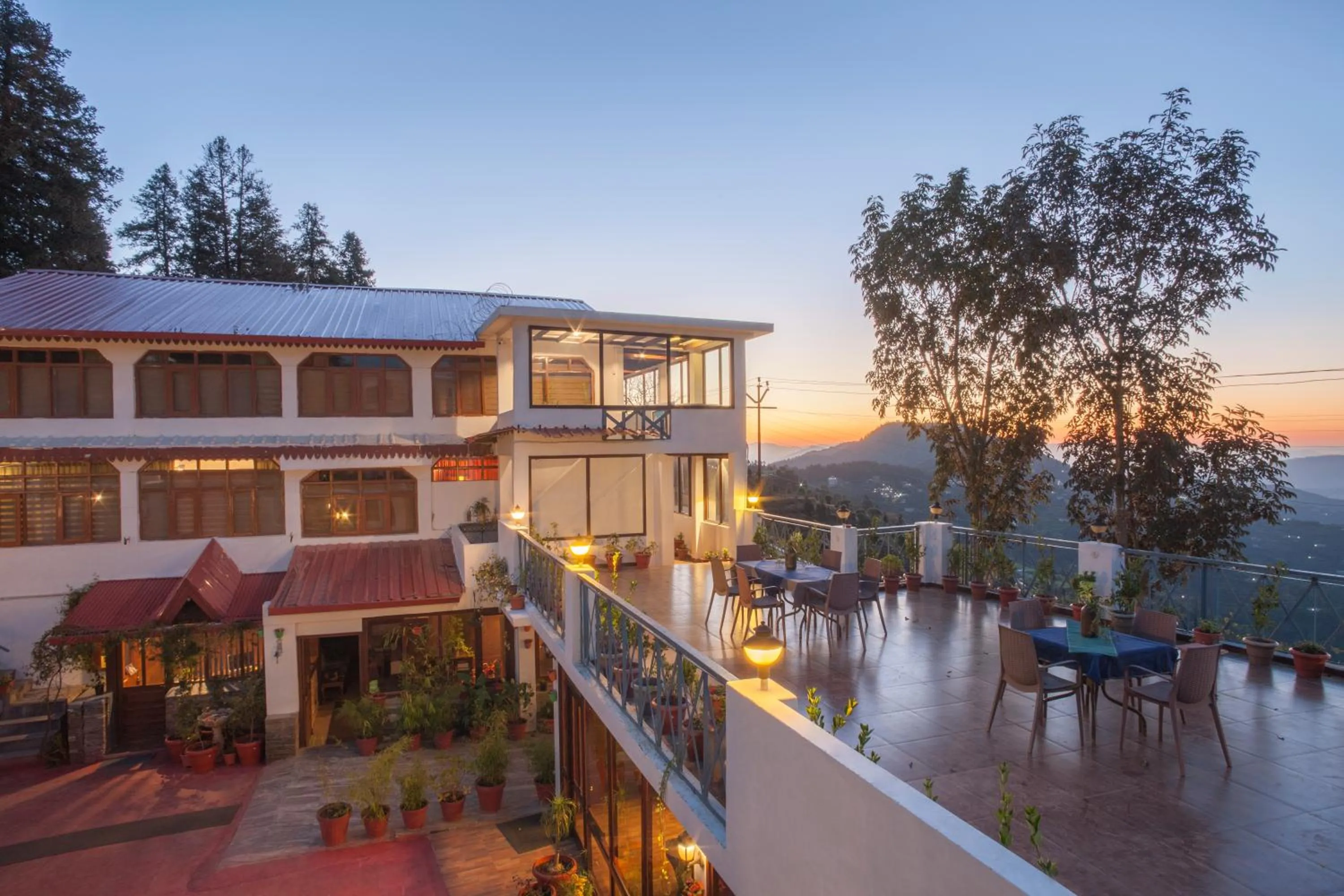 Balcony/Terrace in The Hermitage Kanatal