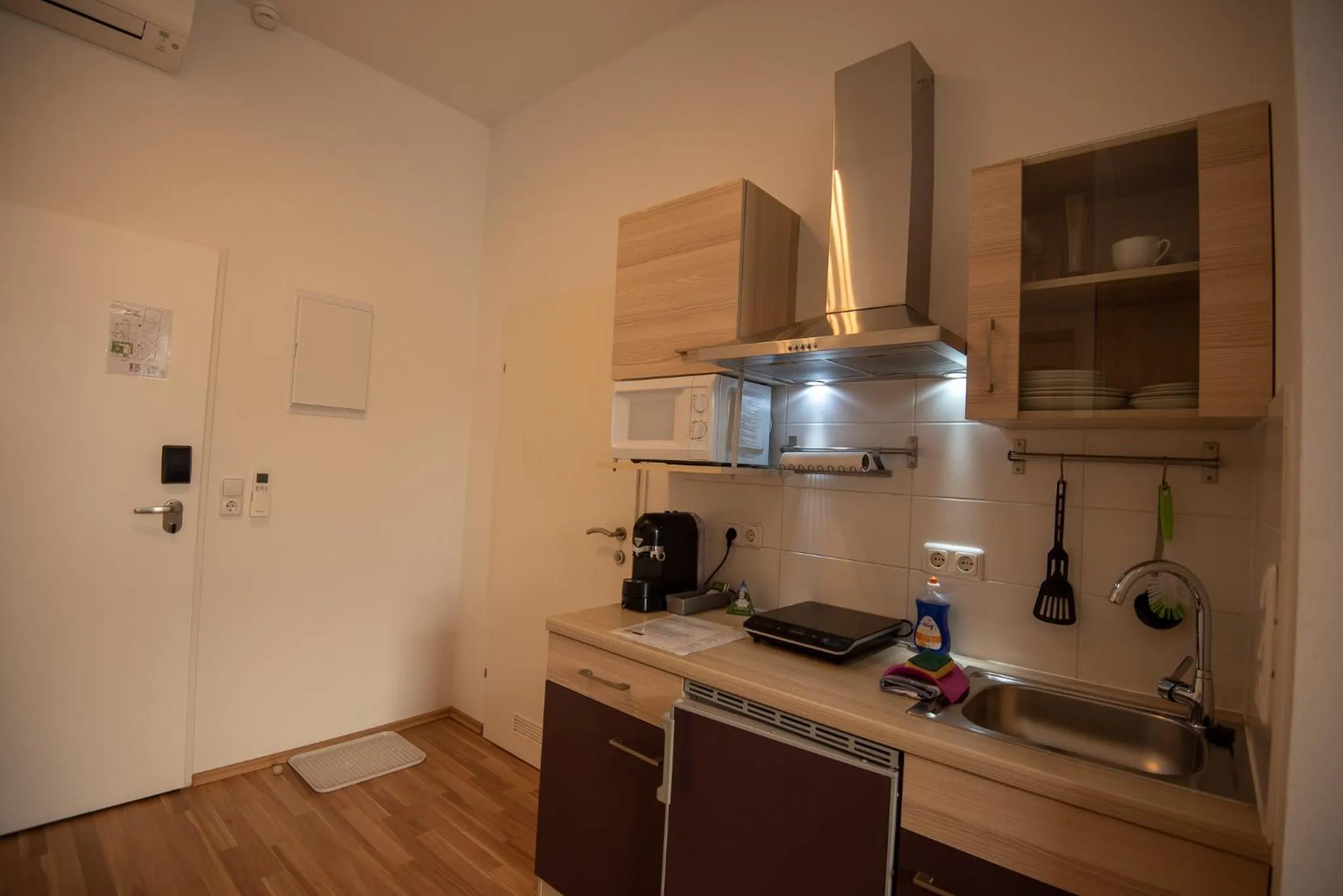 Kitchen or kitchenette in City Appartements Weiz
