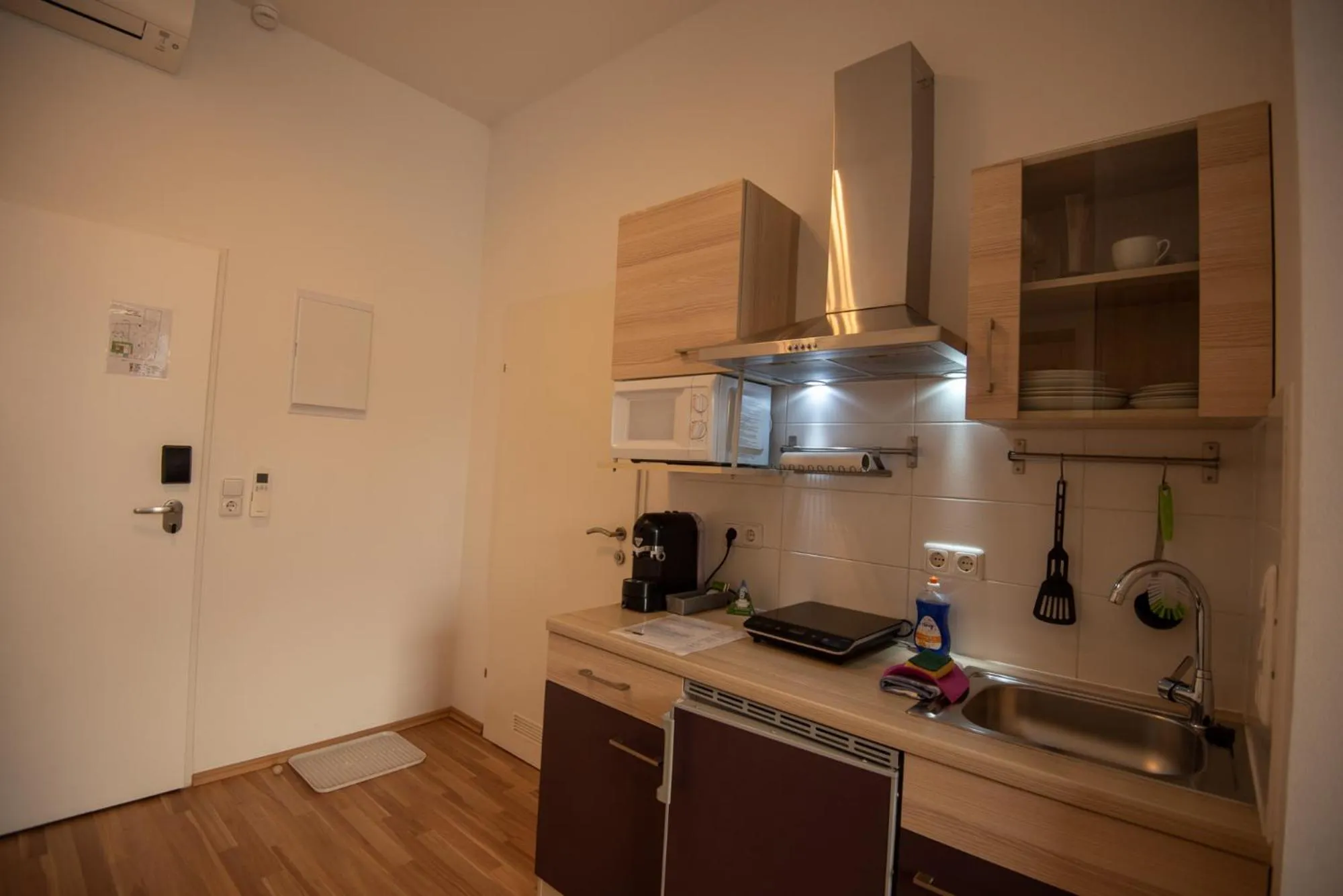 Kitchen or kitchenette in City Appartements Weiz