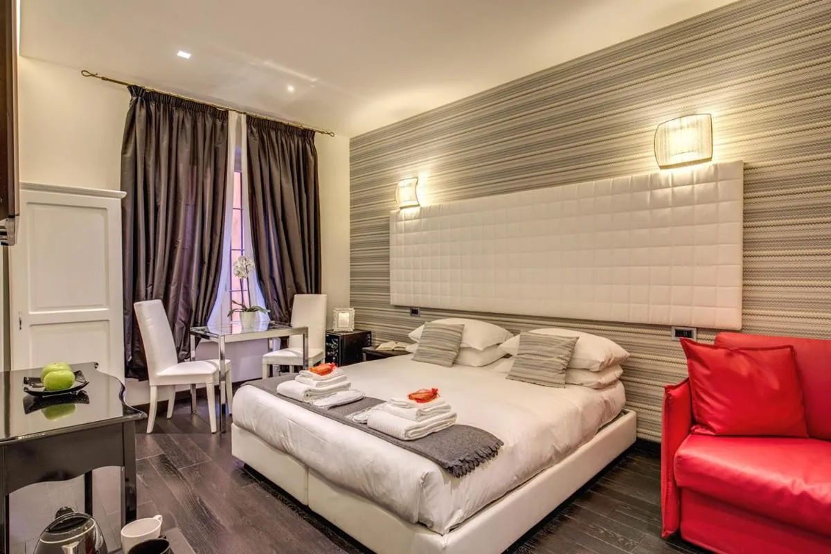 Bedroom, Bed in Navona Living Rome