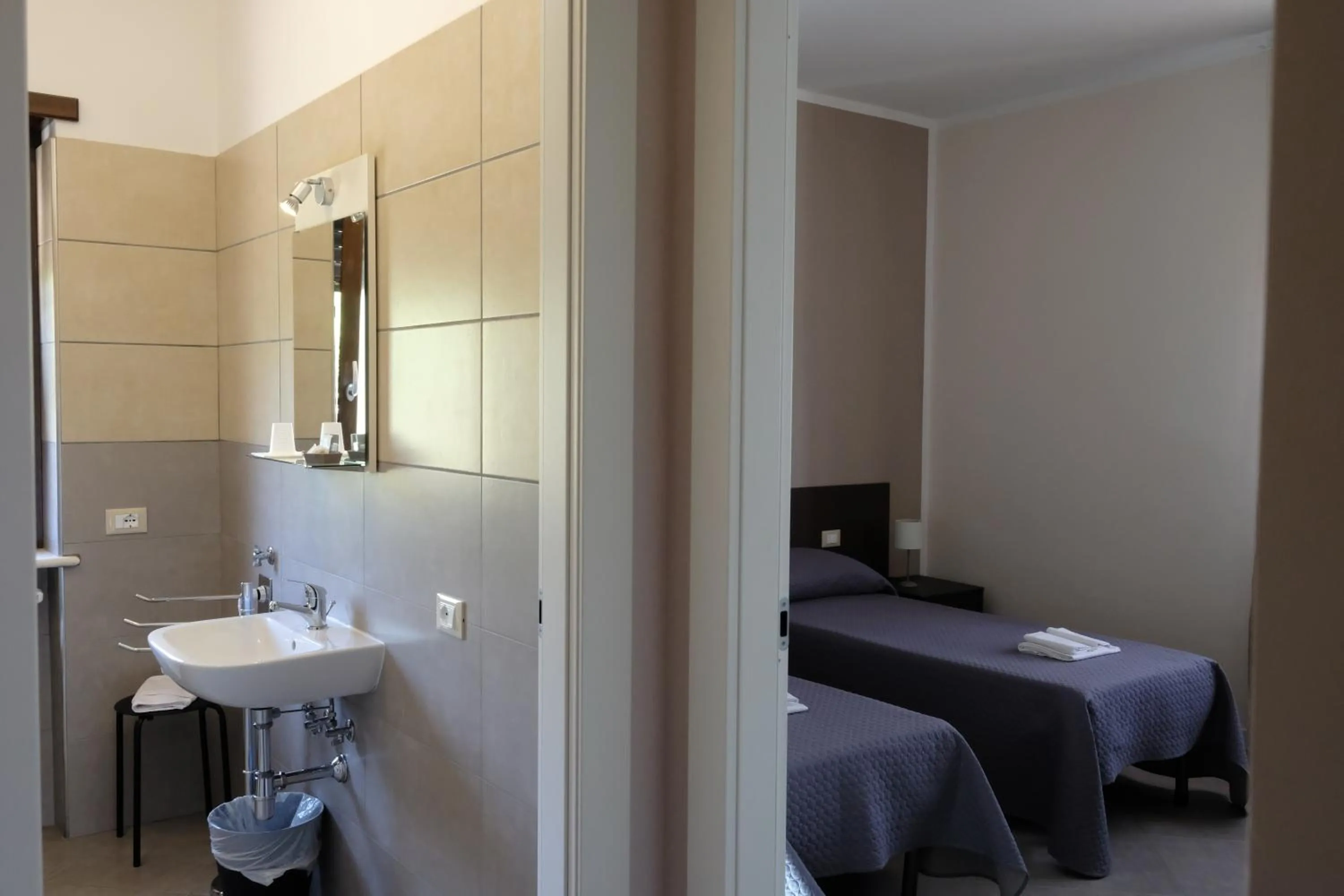 Bed in B&B Grandangolo