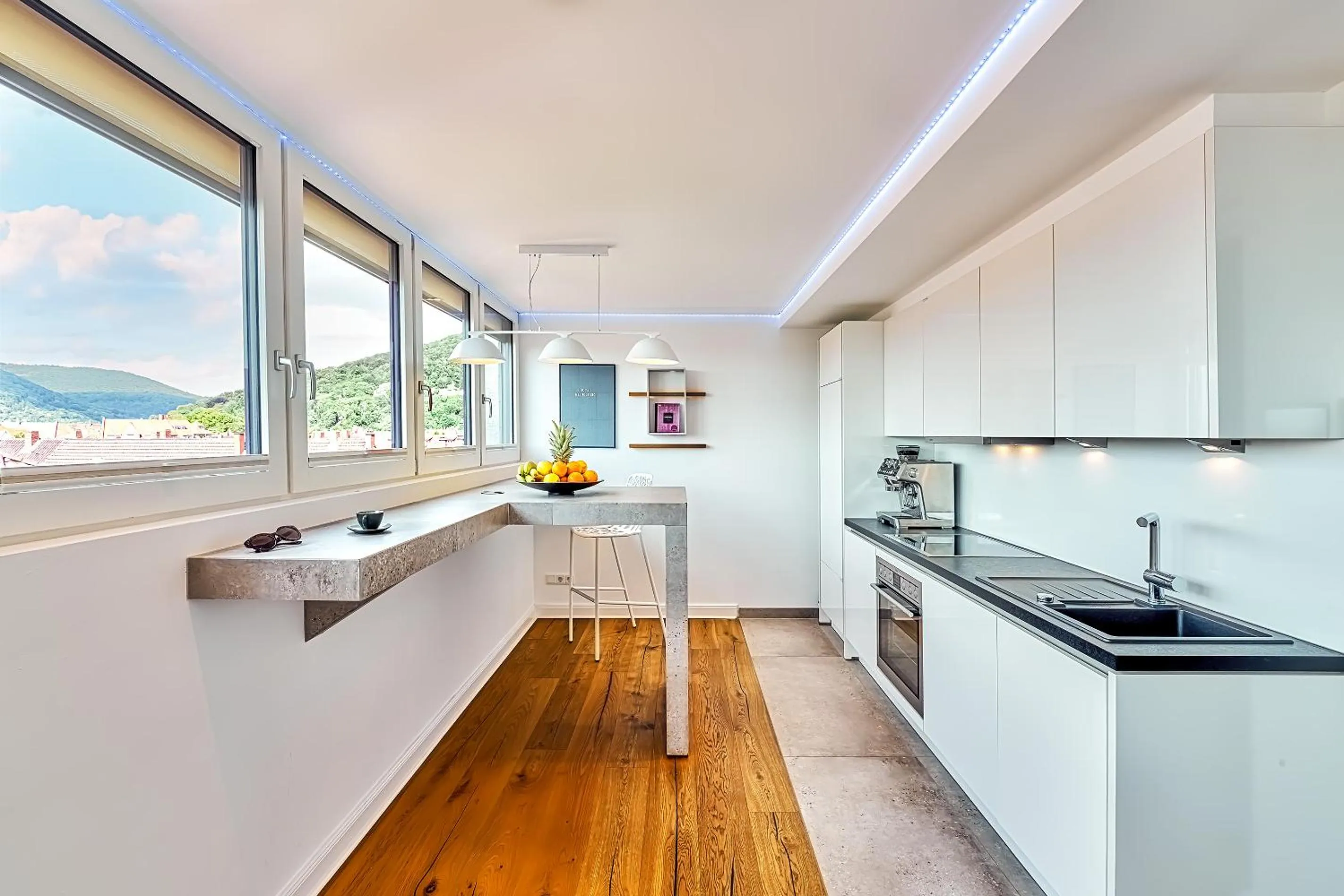 kitchen in Boutique Suites and Residences Heidelberg- Alte Zigarrenmanufaktur