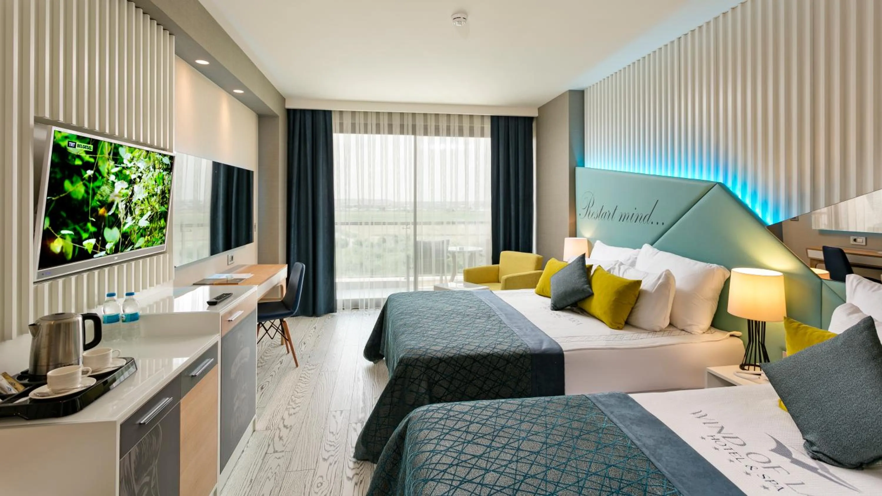 TV and multimedia, Bed in Wind of Lara Hotel & SPA - All Inclusive