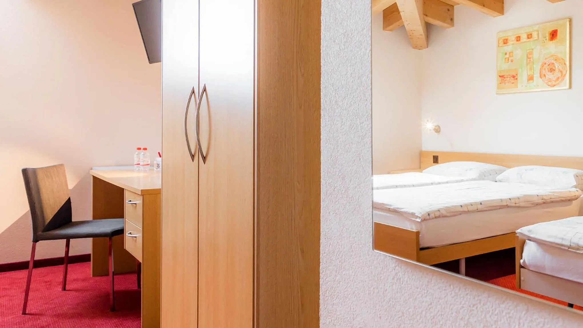 Bedroom, Bed in Hotel La Perla