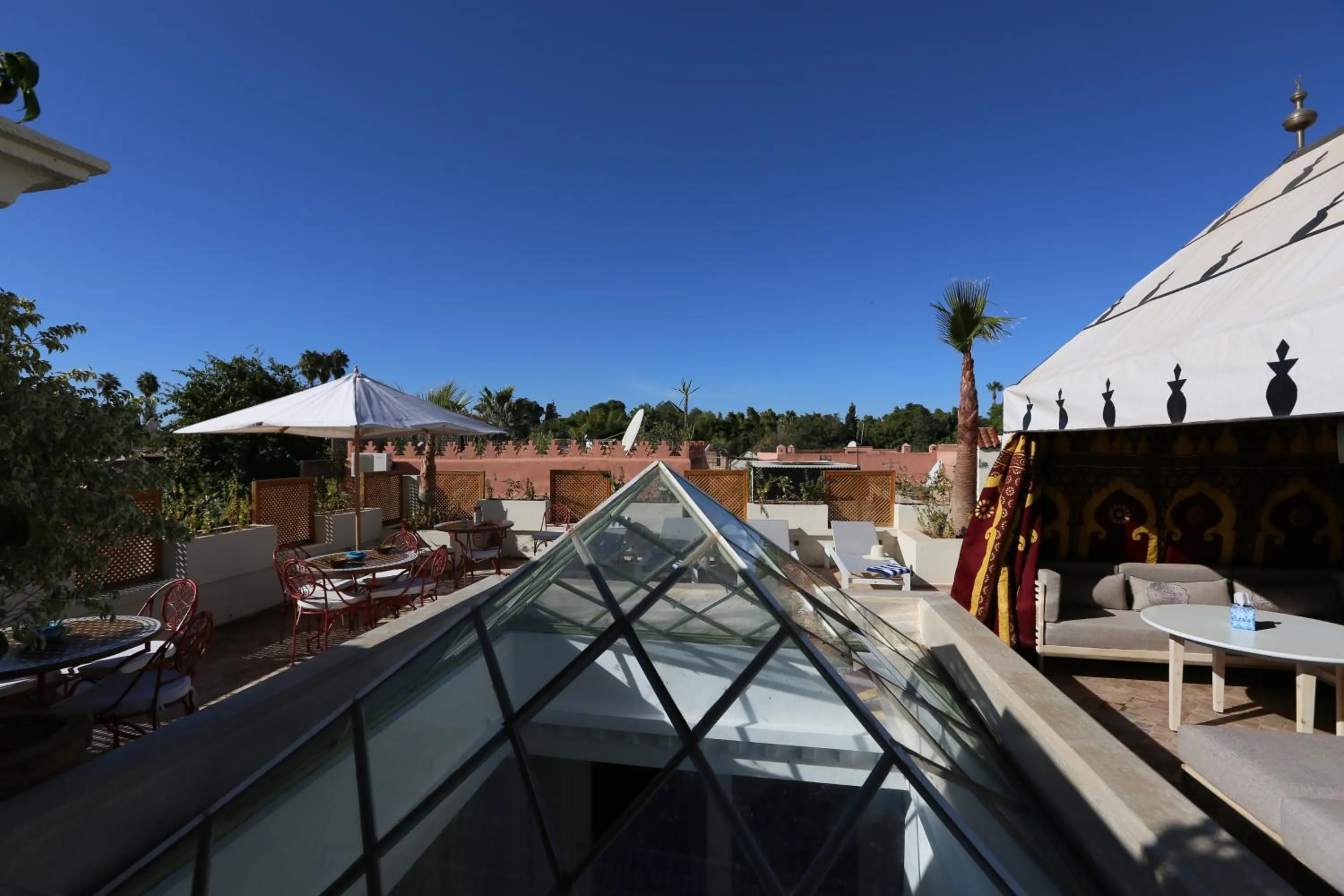 Balcony/Terrace in Riad Enchanté