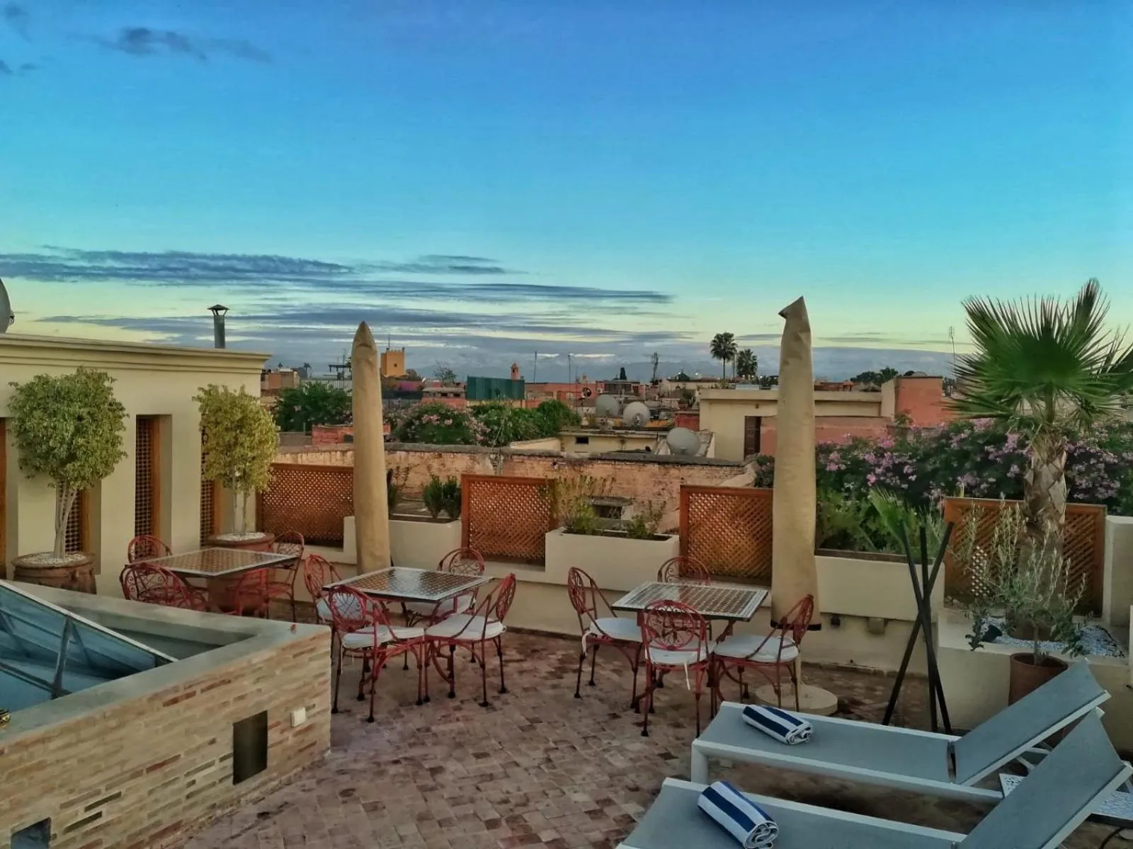 Balcony/Terrace in Riad Enchanté