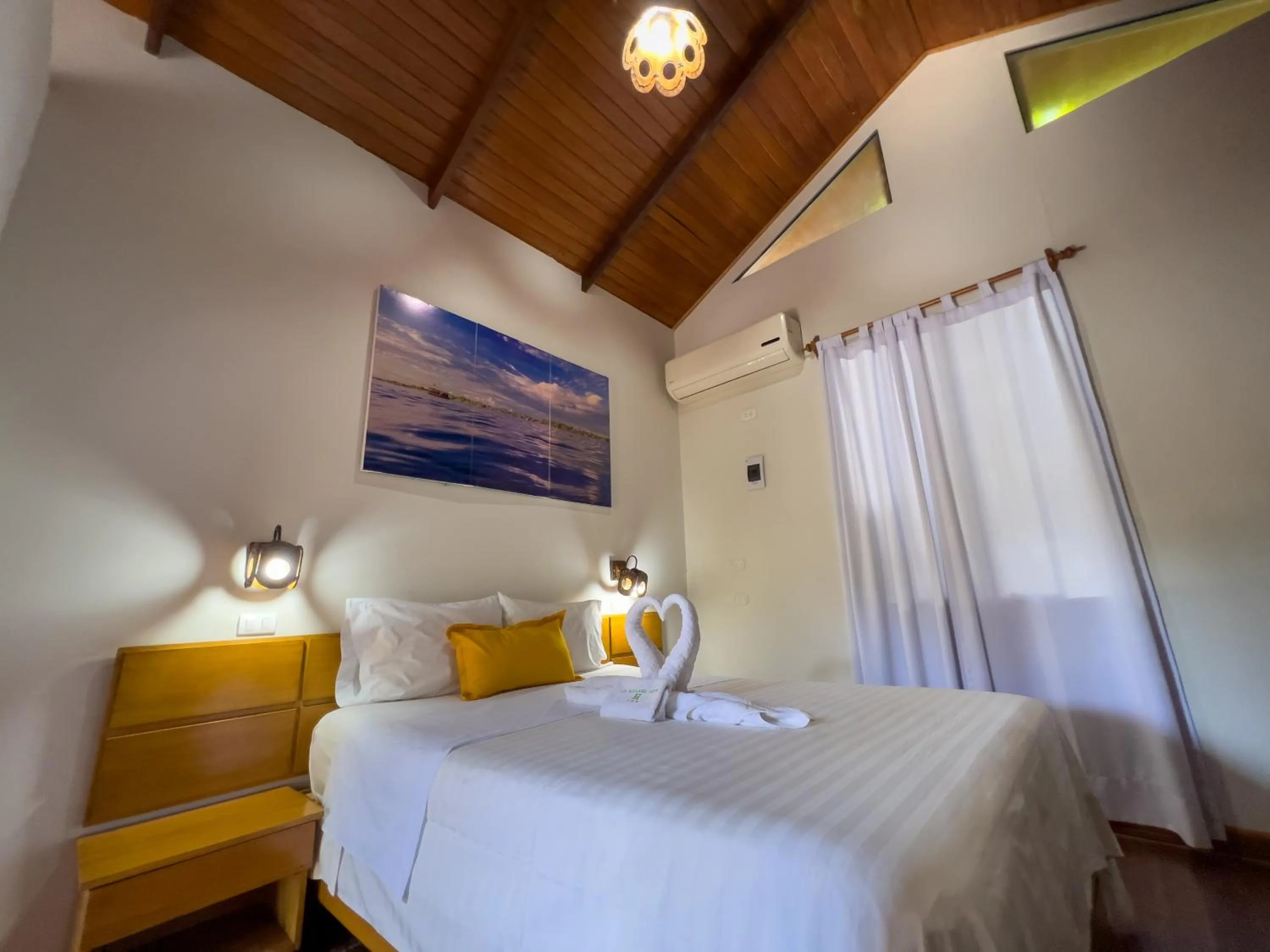 Bed in Los Gavilanes Hotel