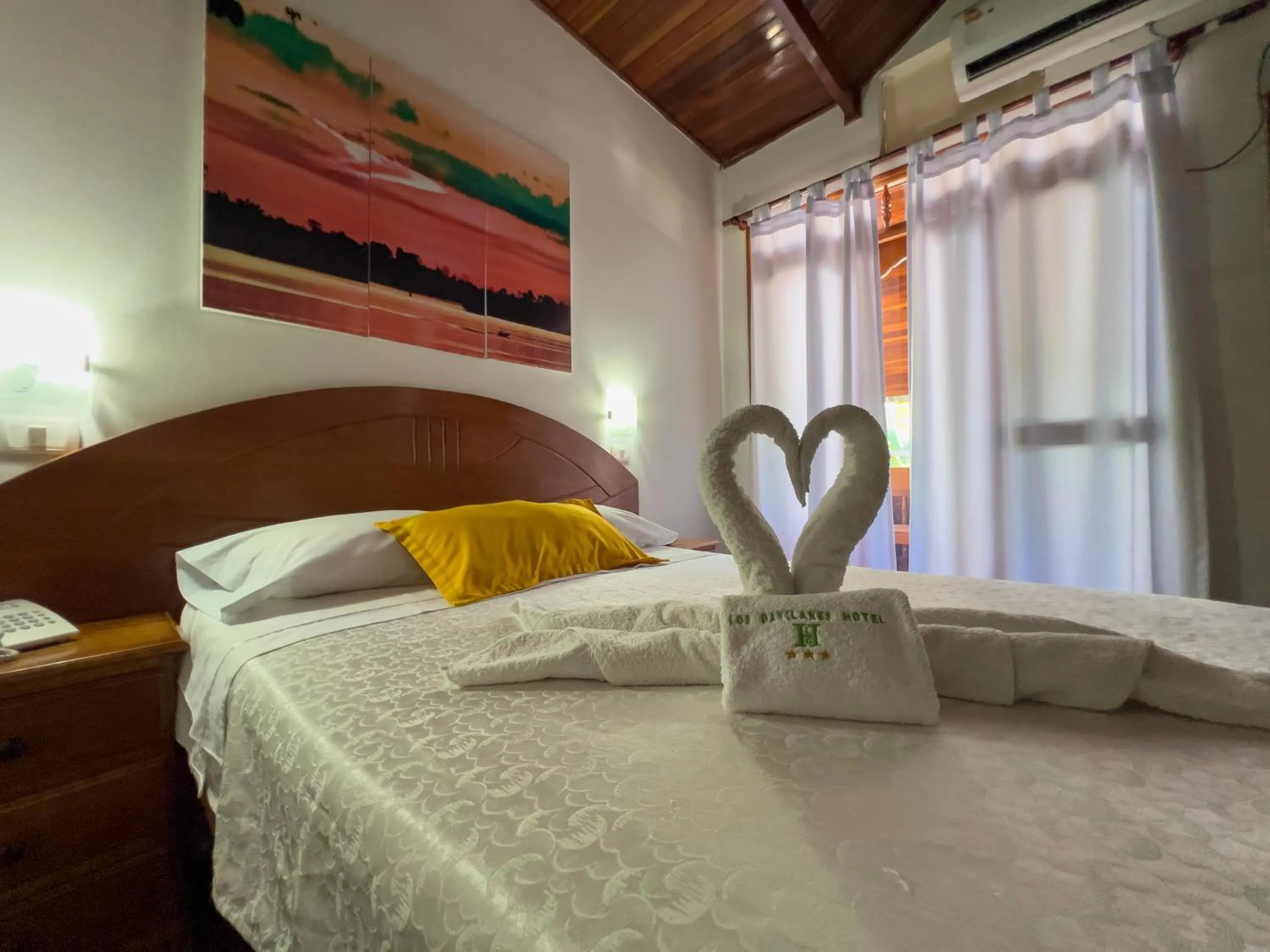 Bed in Los Gavilanes Hotel