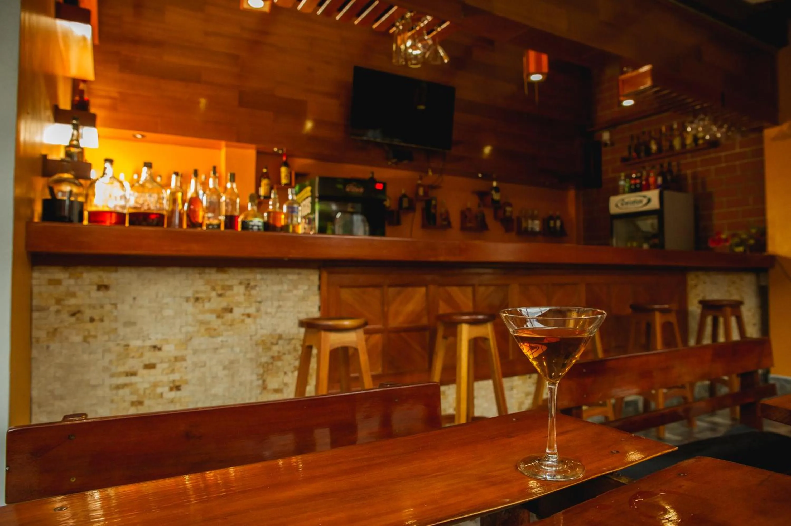 Alcoholic drinks in Los Gavilanes Hotel