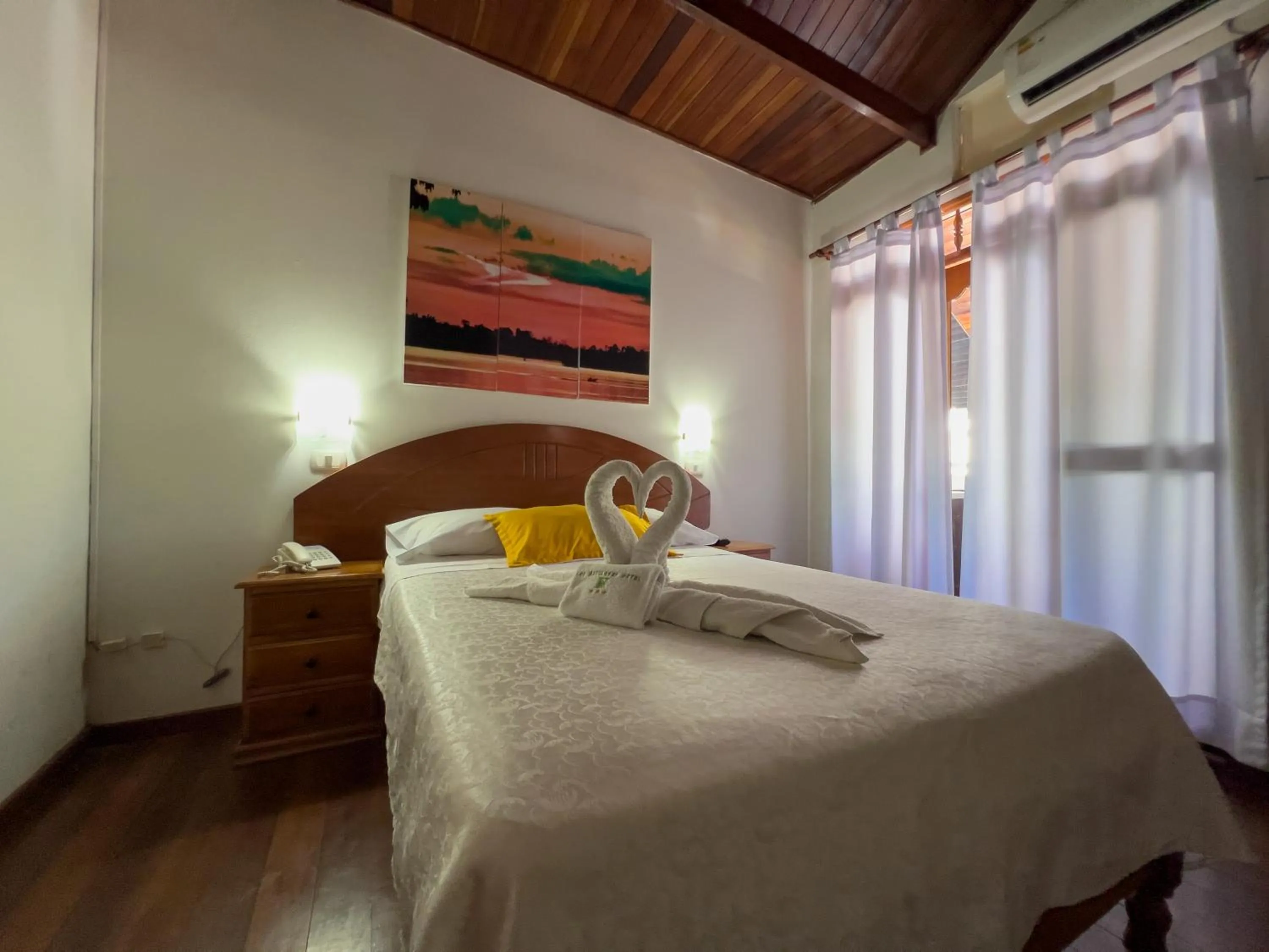 Bed in Los Gavilanes Hotel