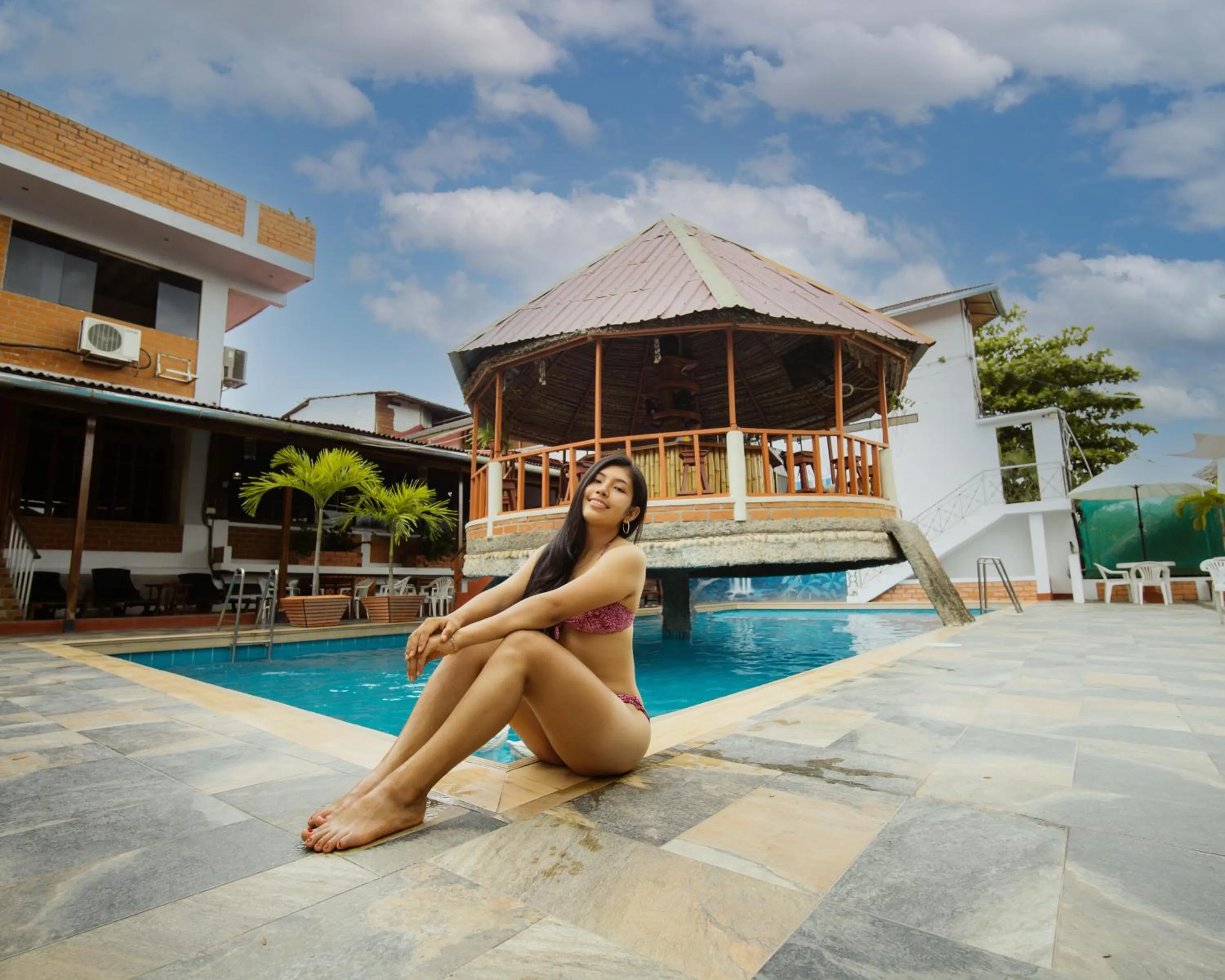 Swimming pool in Los Gavilanes Hotel