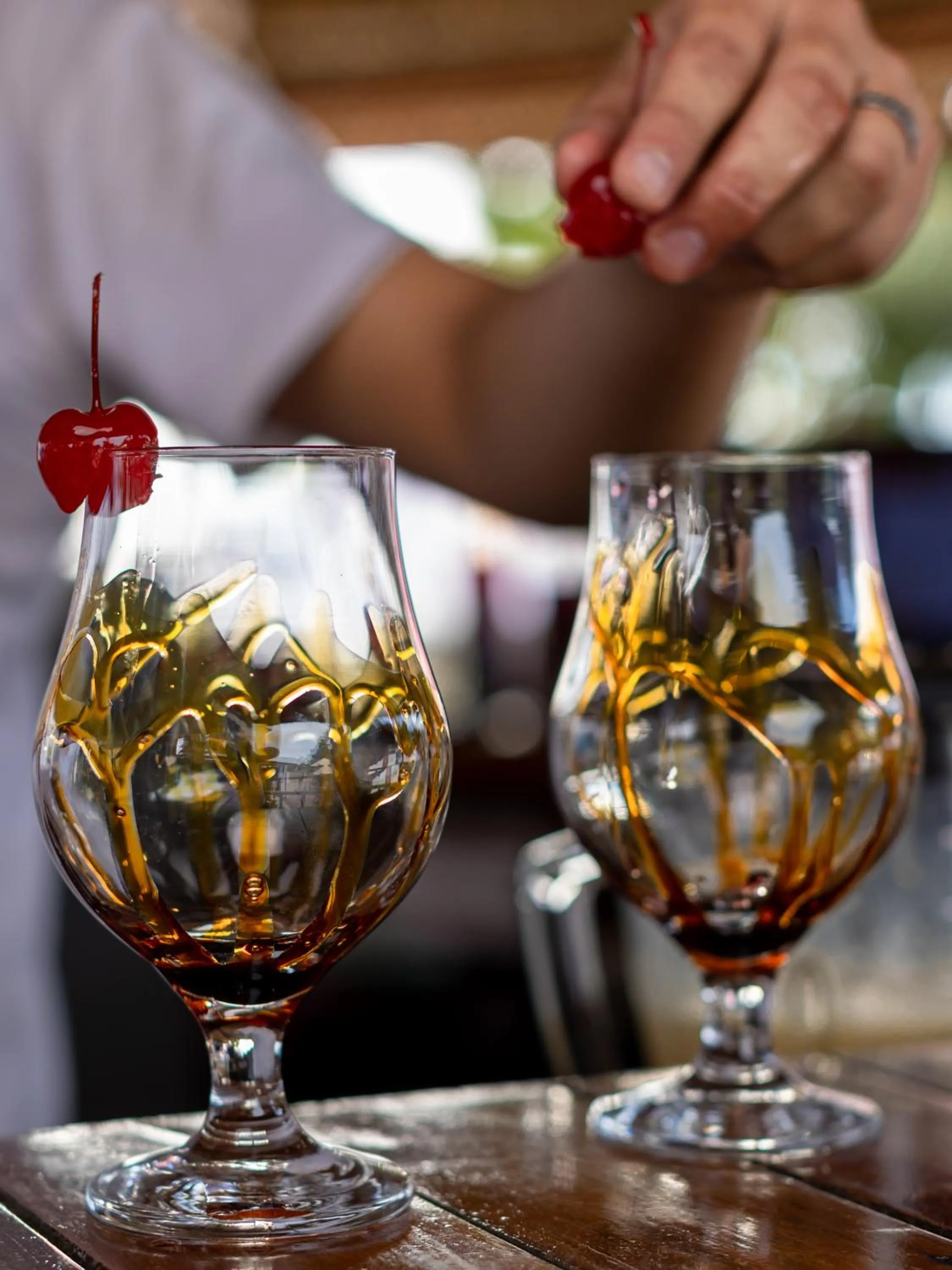 Alcoholic drinks in Los Gavilanes Hotel