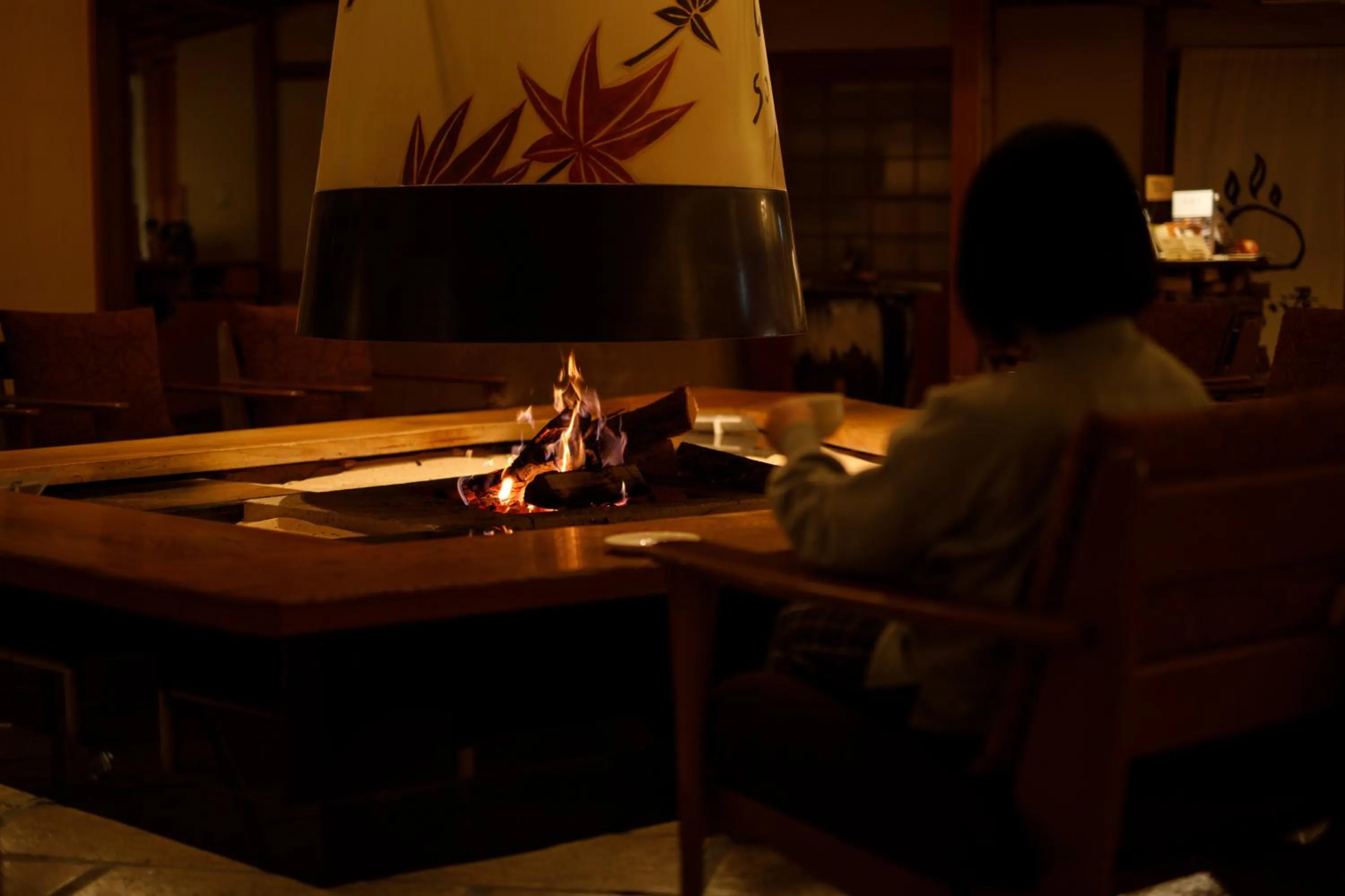 Communal lounge/ TV room in Sakunami Onsen Yuzukushi Salon Ichinobo