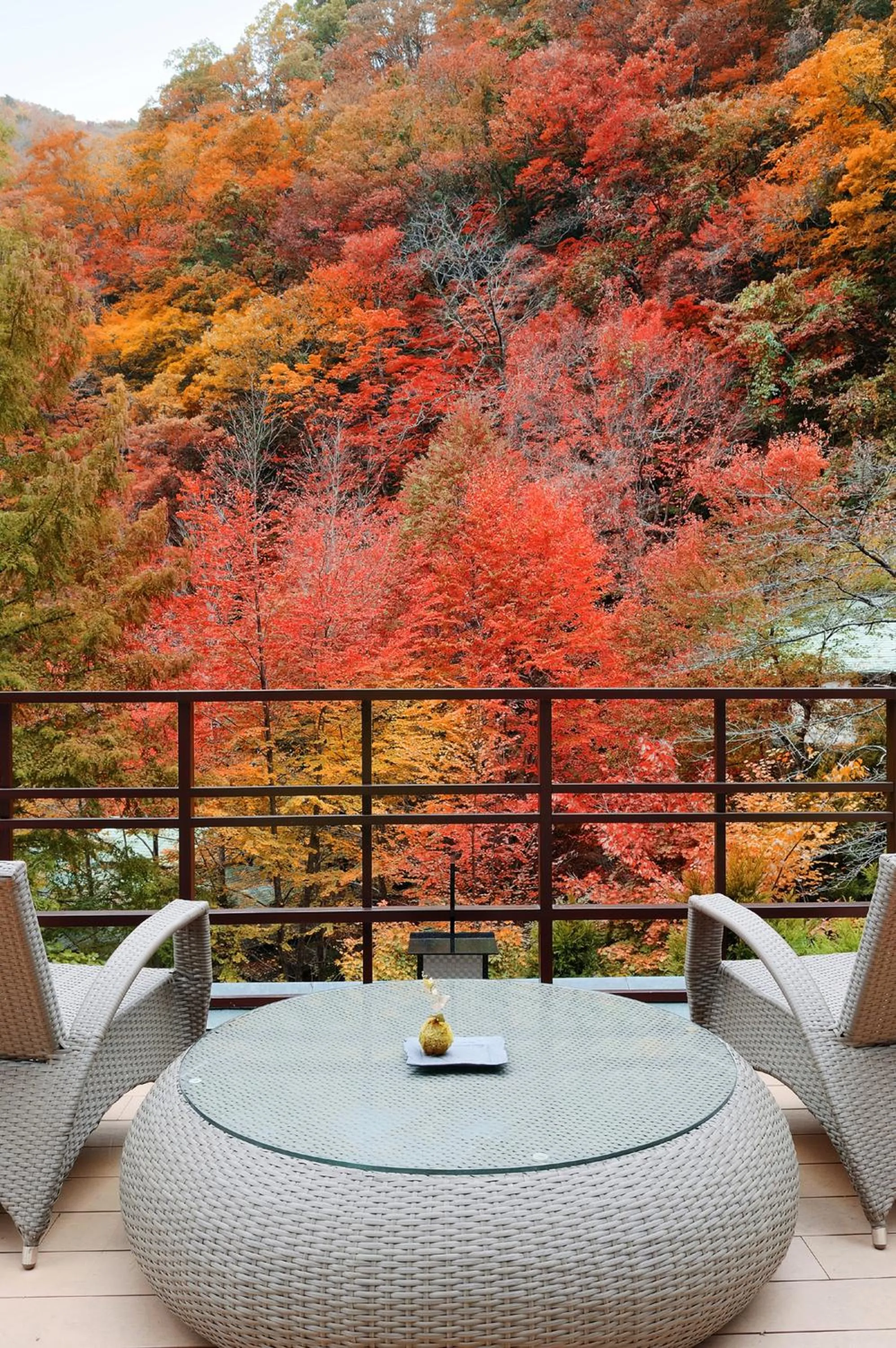 Balcony/Terrace in Sakunami Onsen Yuzukushi Salon Ichinobo