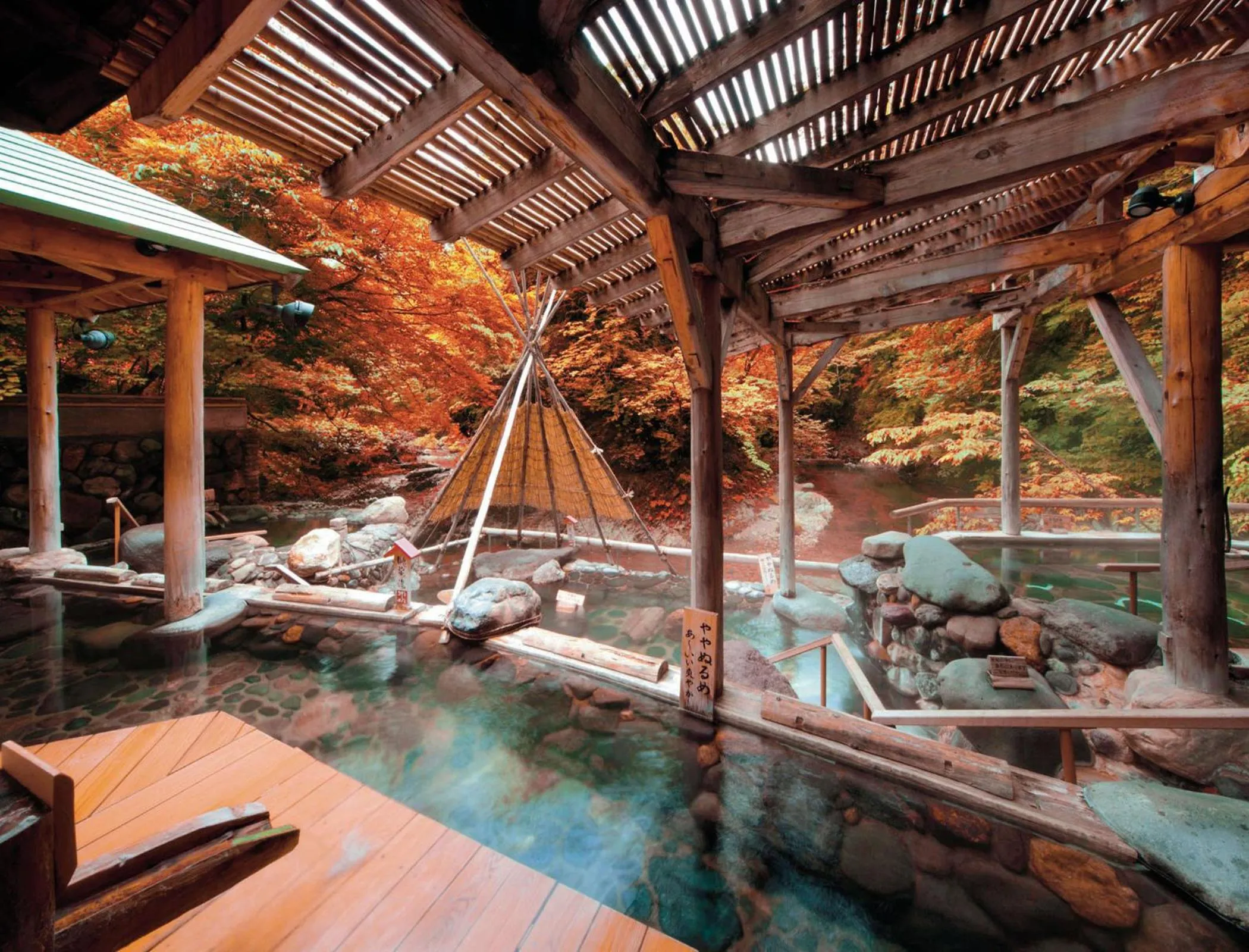 Hot Spring Bath in Sakunami Onsen Yuzukushi Salon Ichinobo