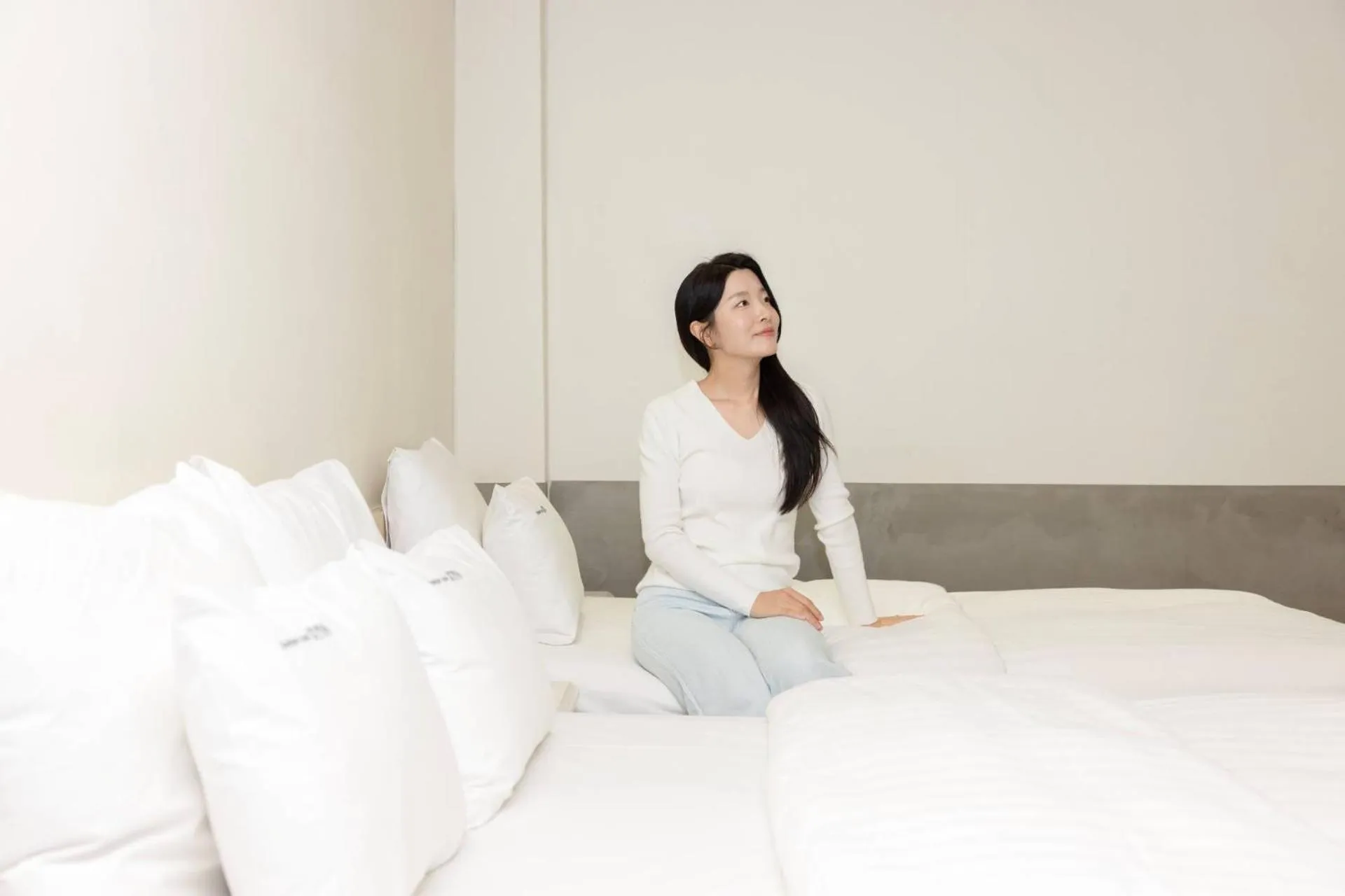Bed in XYM Hotel Icheon