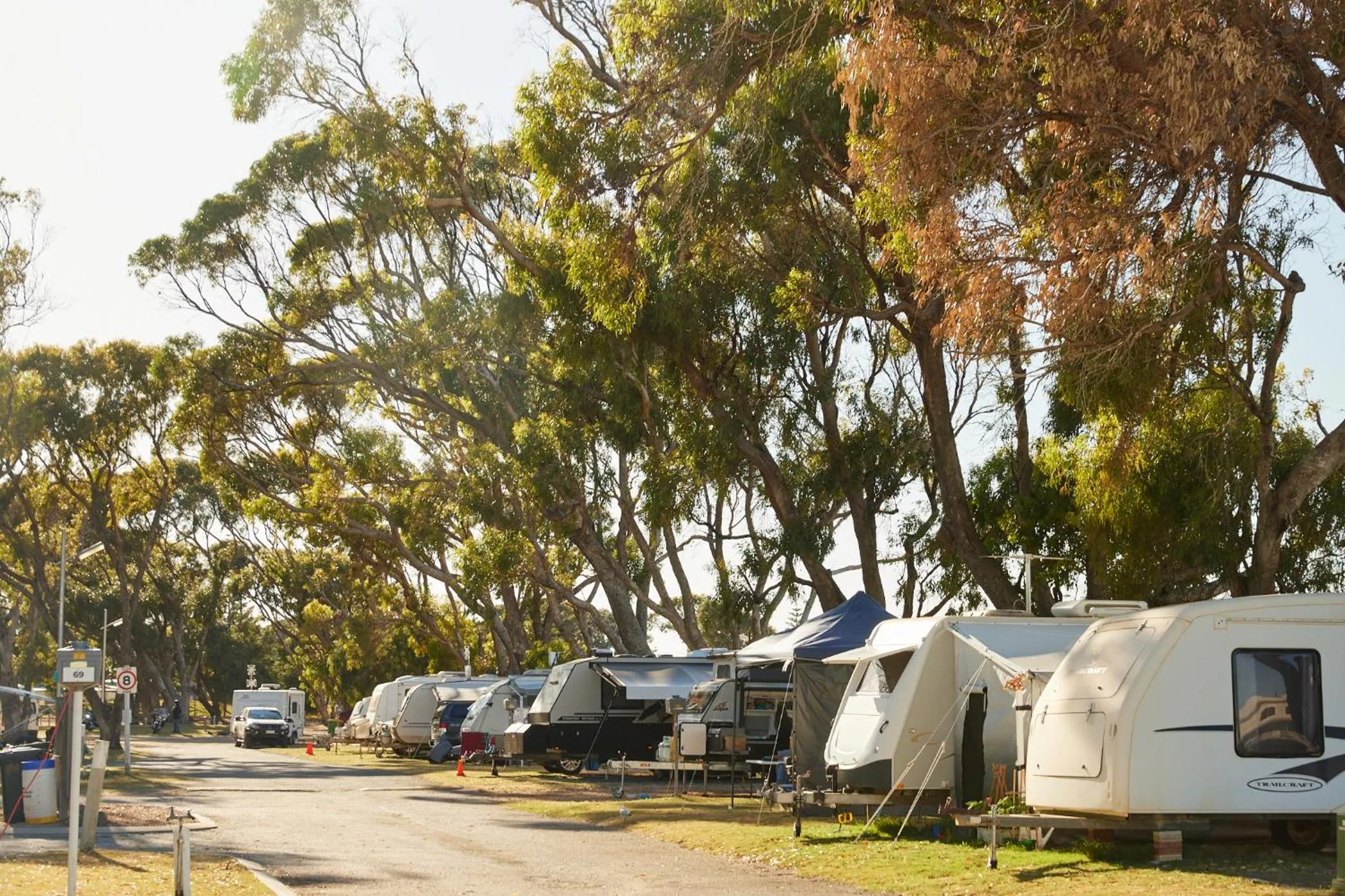 Location in RAC Cervantes Holiday Park