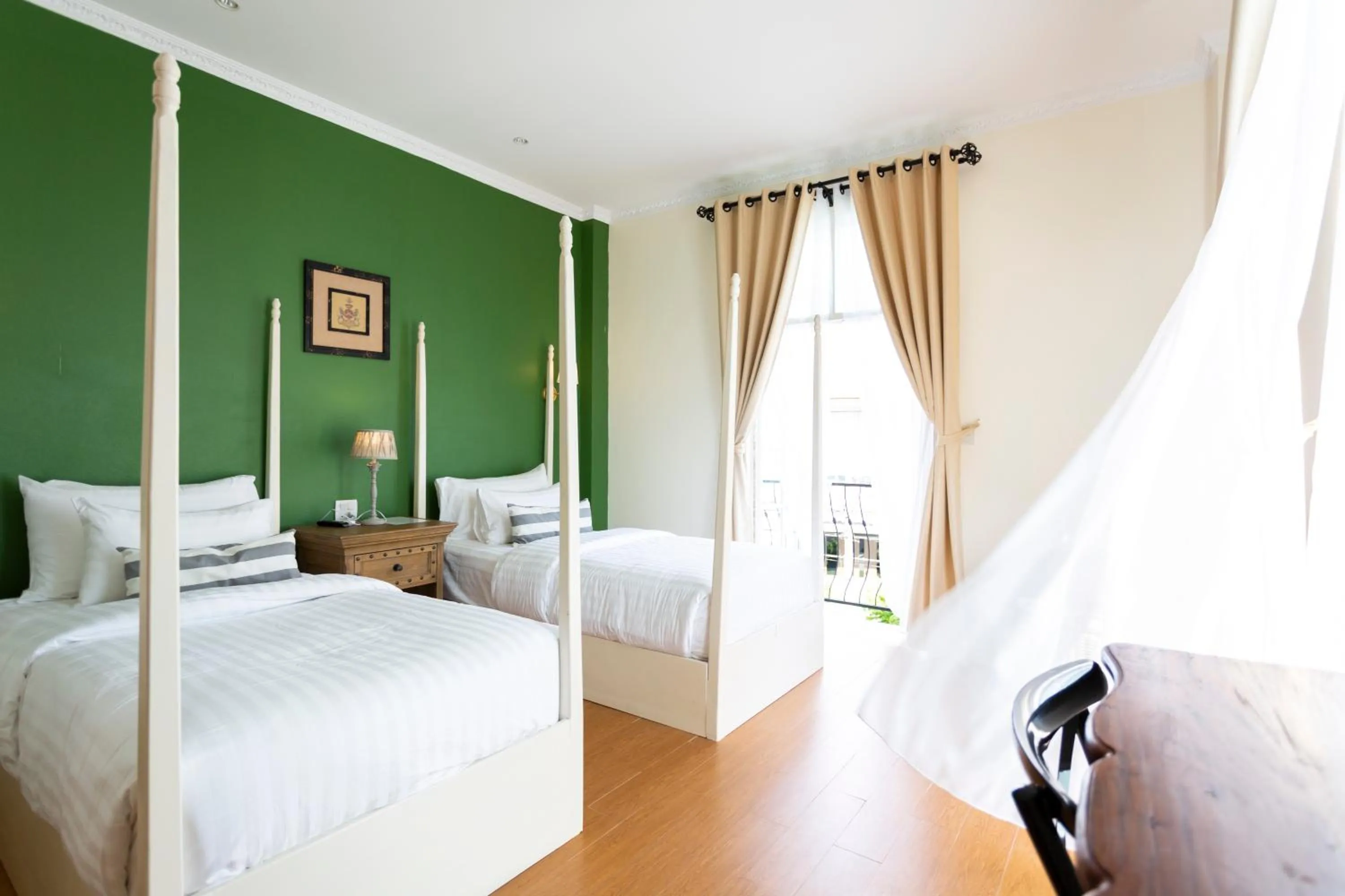 Bedroom, Bed in Nai Suan Bed and Breakfast