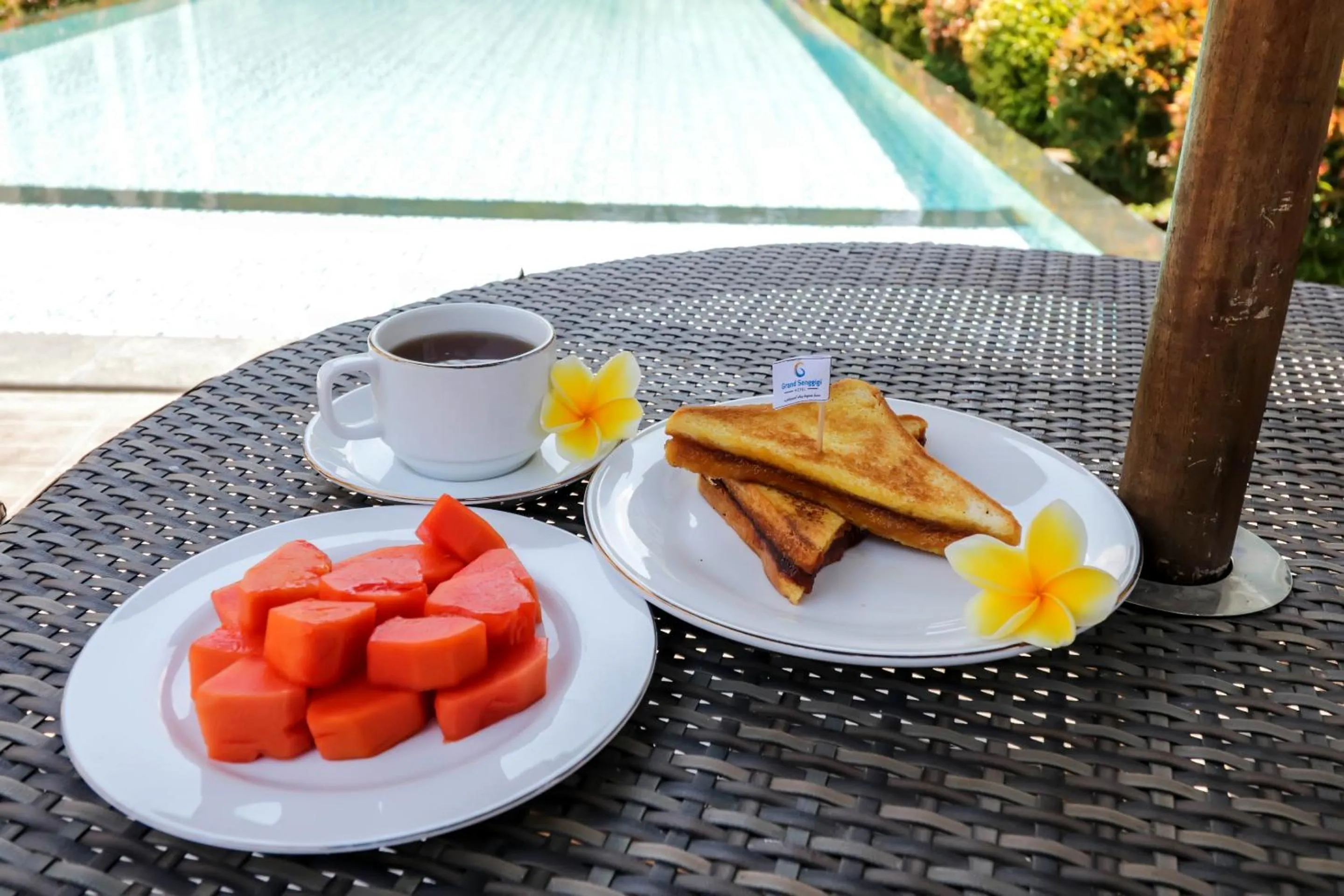 Breakfast in Grand Senggigi Hotel