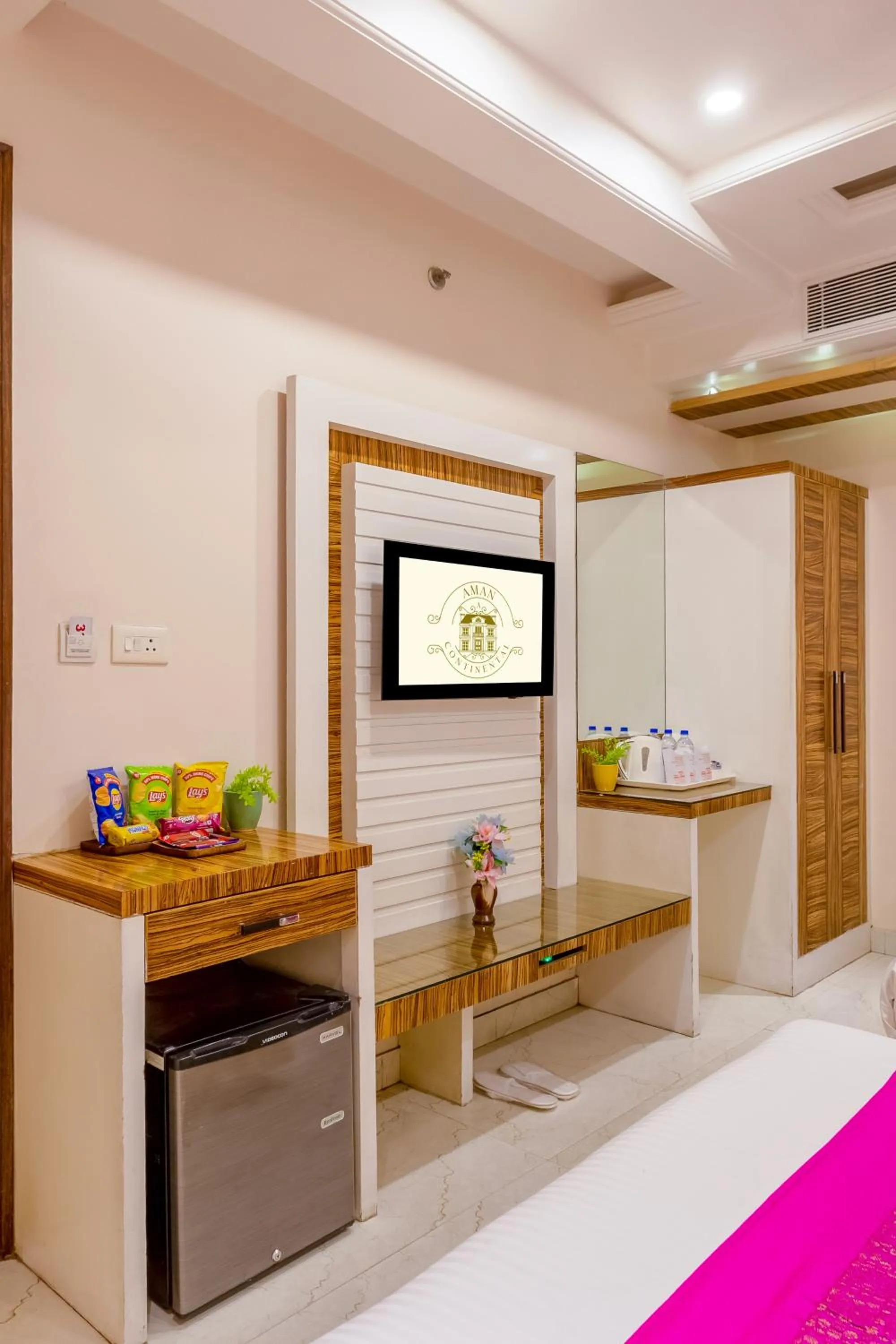 TV and multimedia in Aman Continental With Restaurant - 5Mins from Connaught Place ,Railway Station & Metro