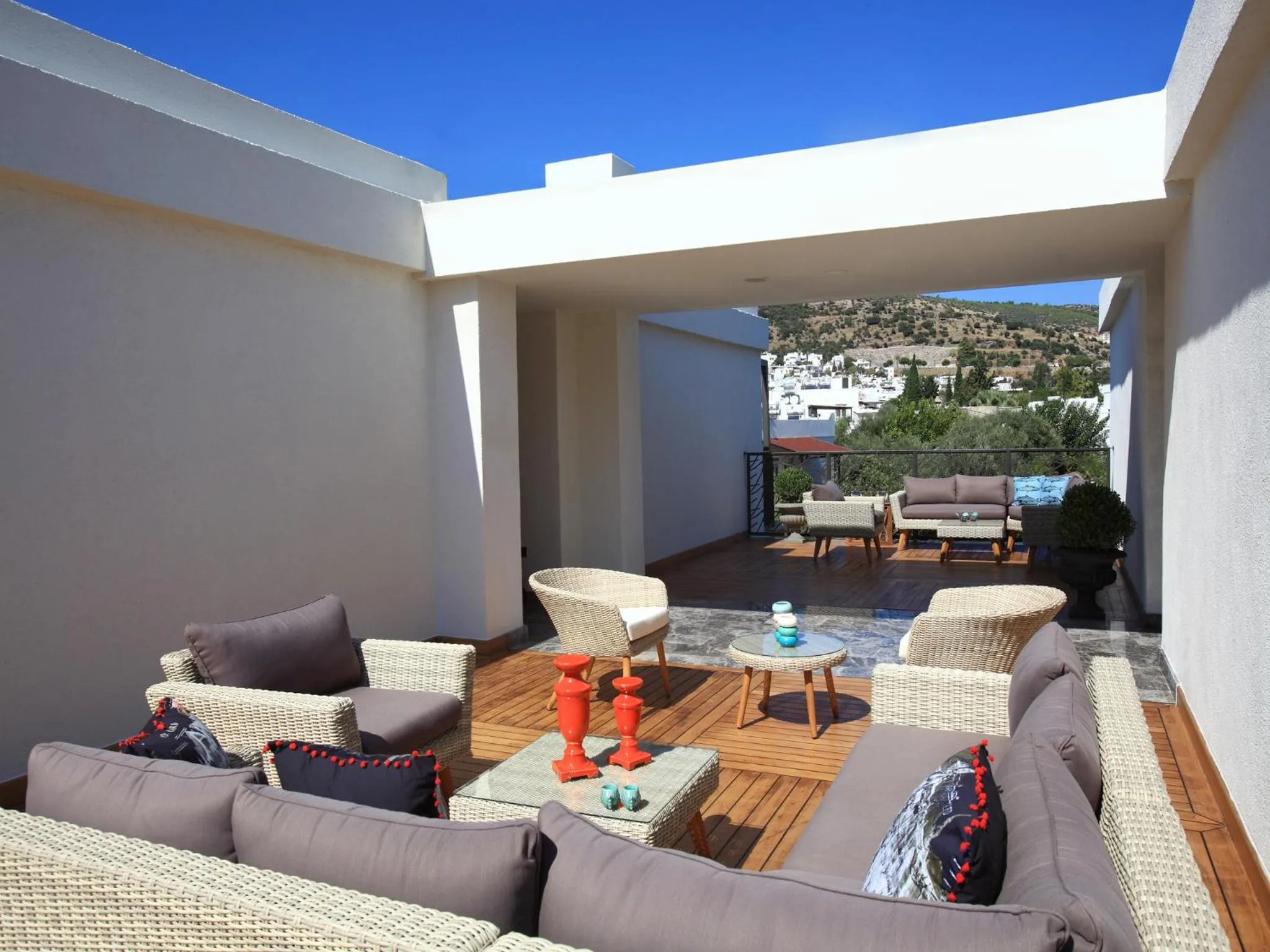 Balcony/Terrace in Eskiceshme Bodrum Marina