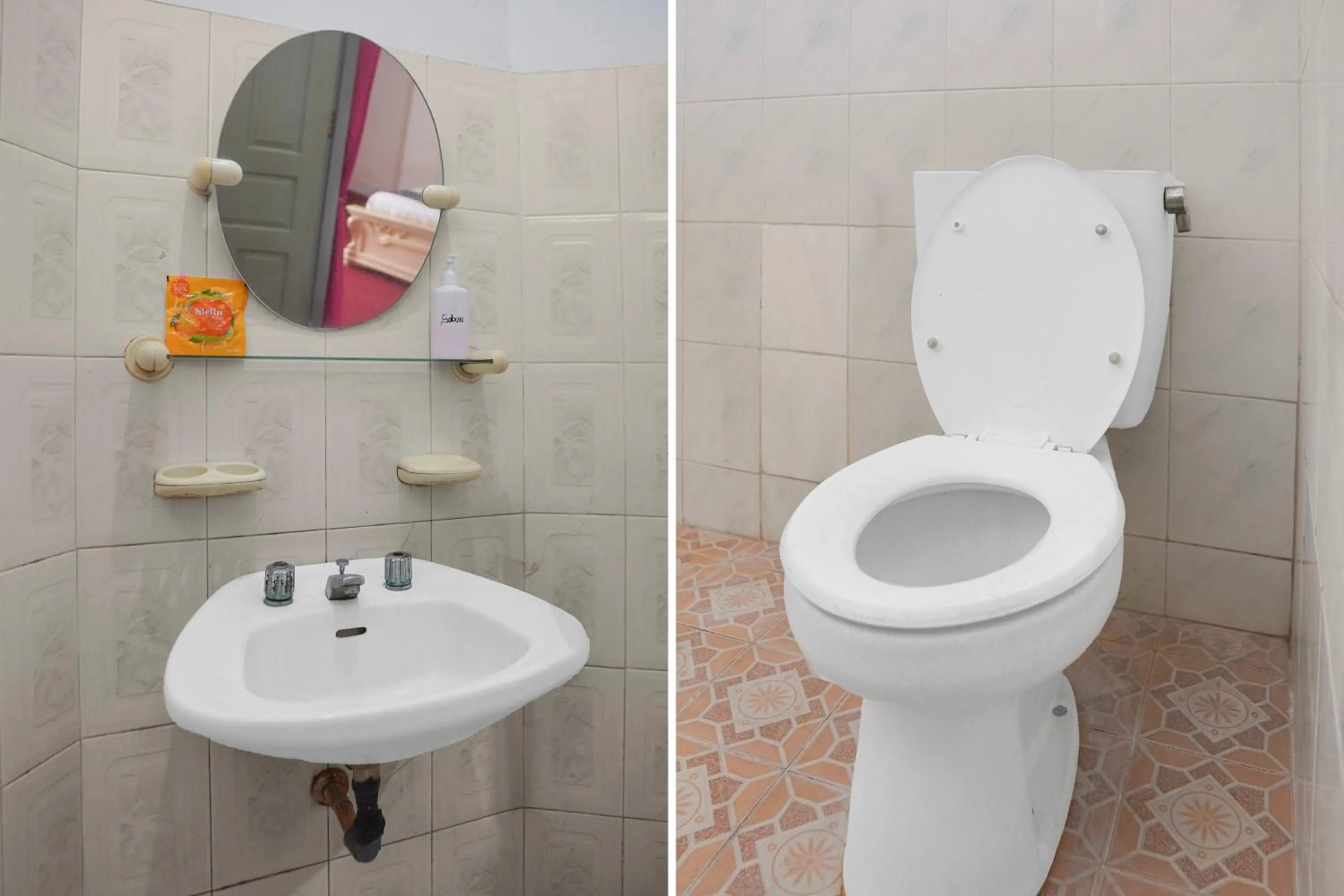 Bathroom in Collection O near Universitas Negeri Padang formerly Hotel Amra