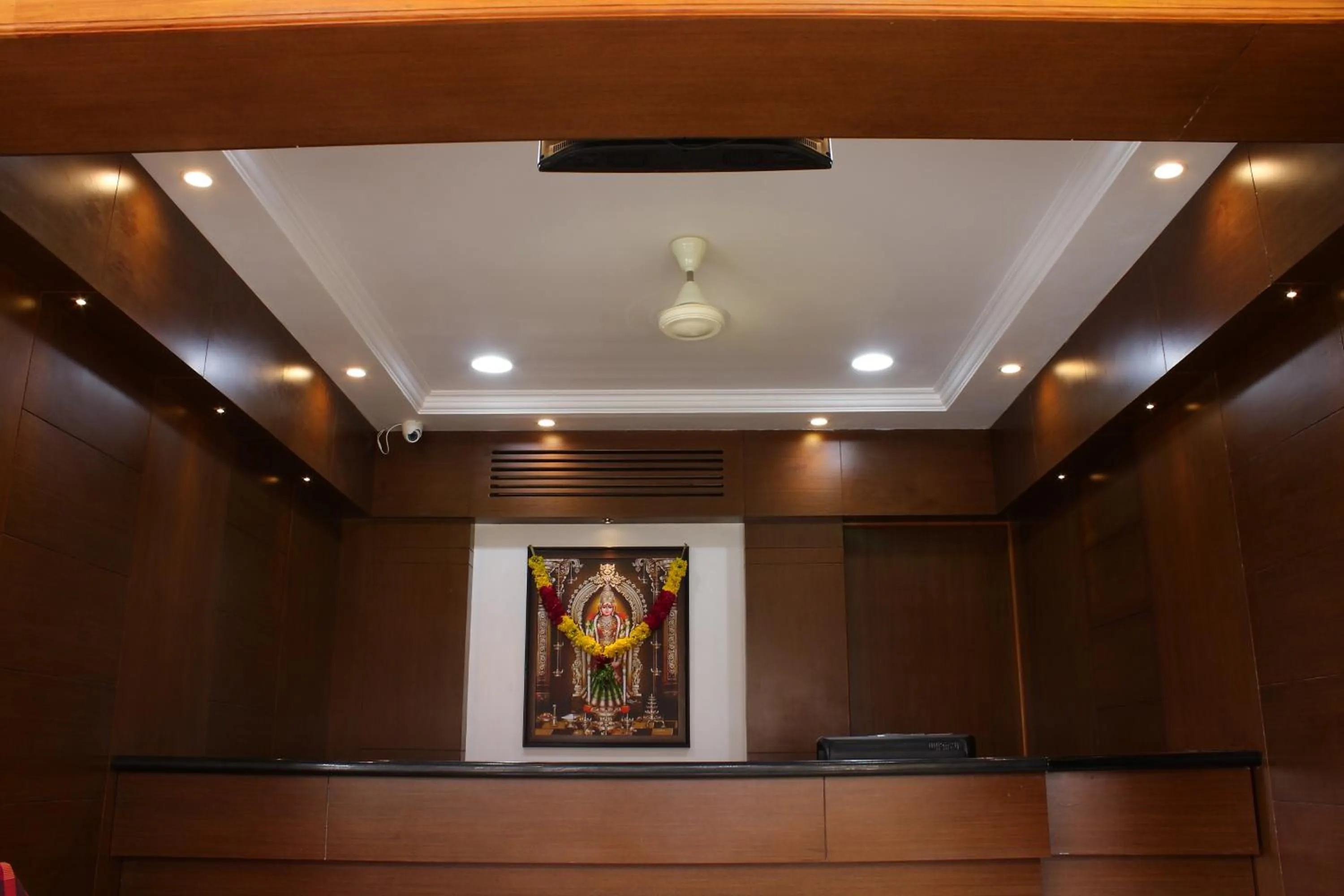 Lobby or reception in Hotel Sangam