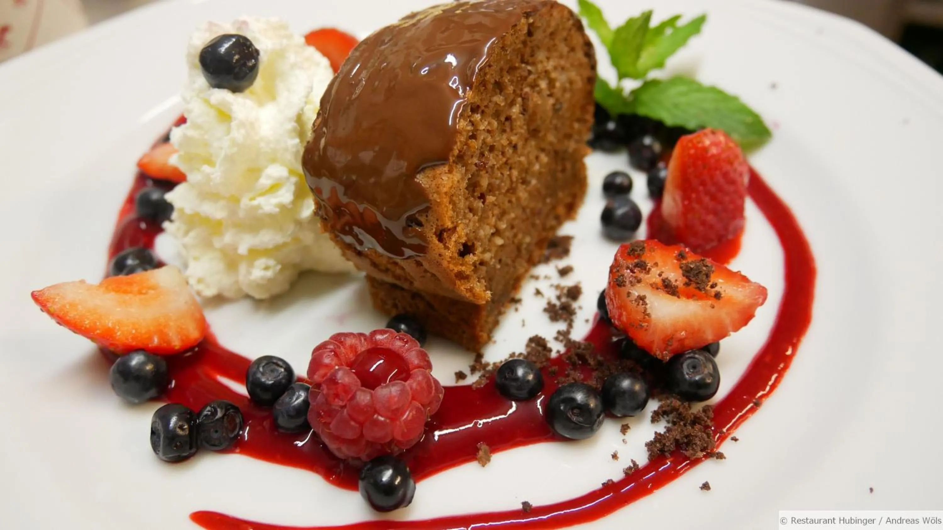 Food close-up in Landhotel Restaurant Hubinger