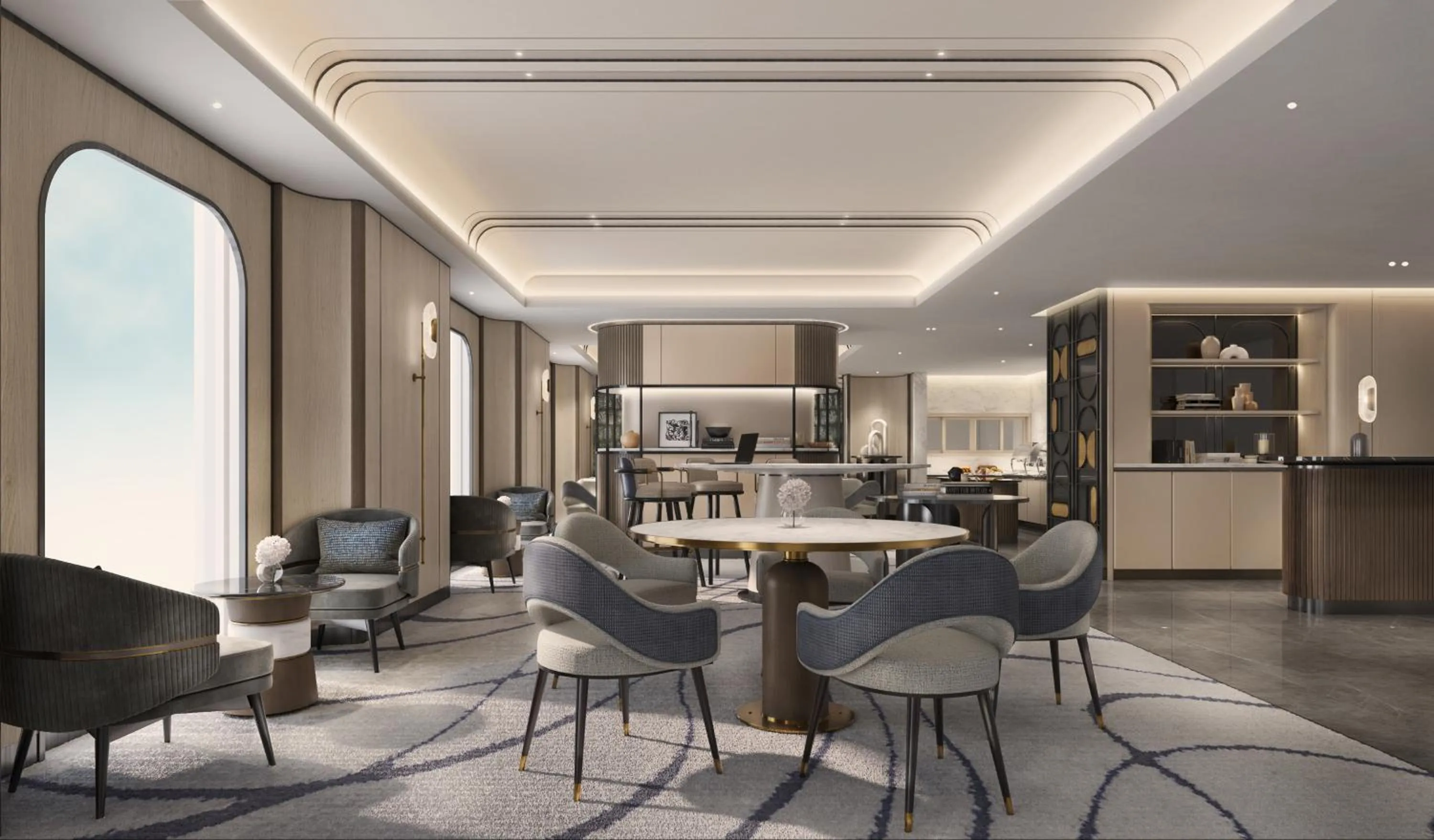 Lounge or bar in Crowne Plaza Dhaka Airport by IHG