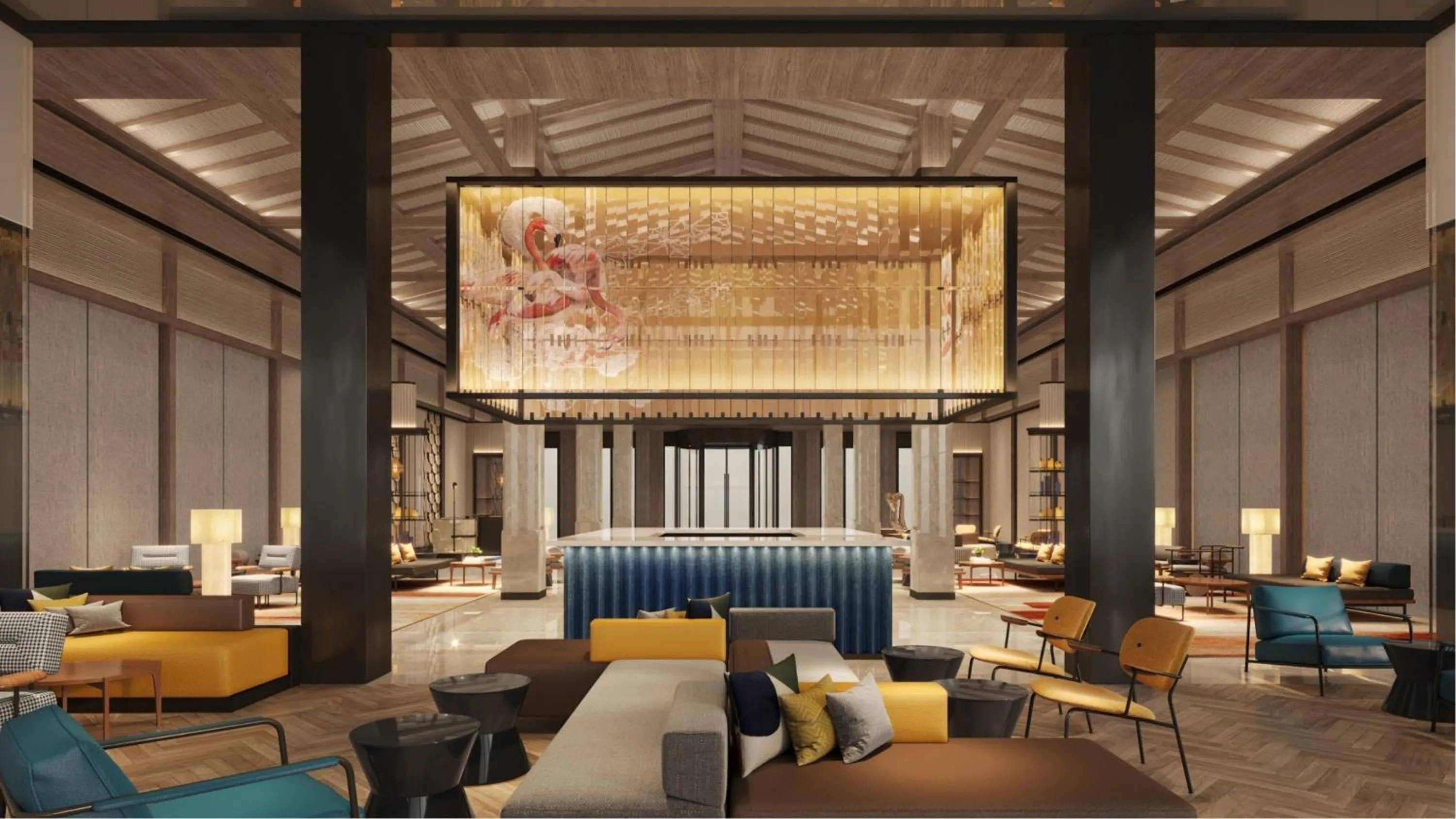 Property building in voco Ningbo Dongqian Lake by IHG