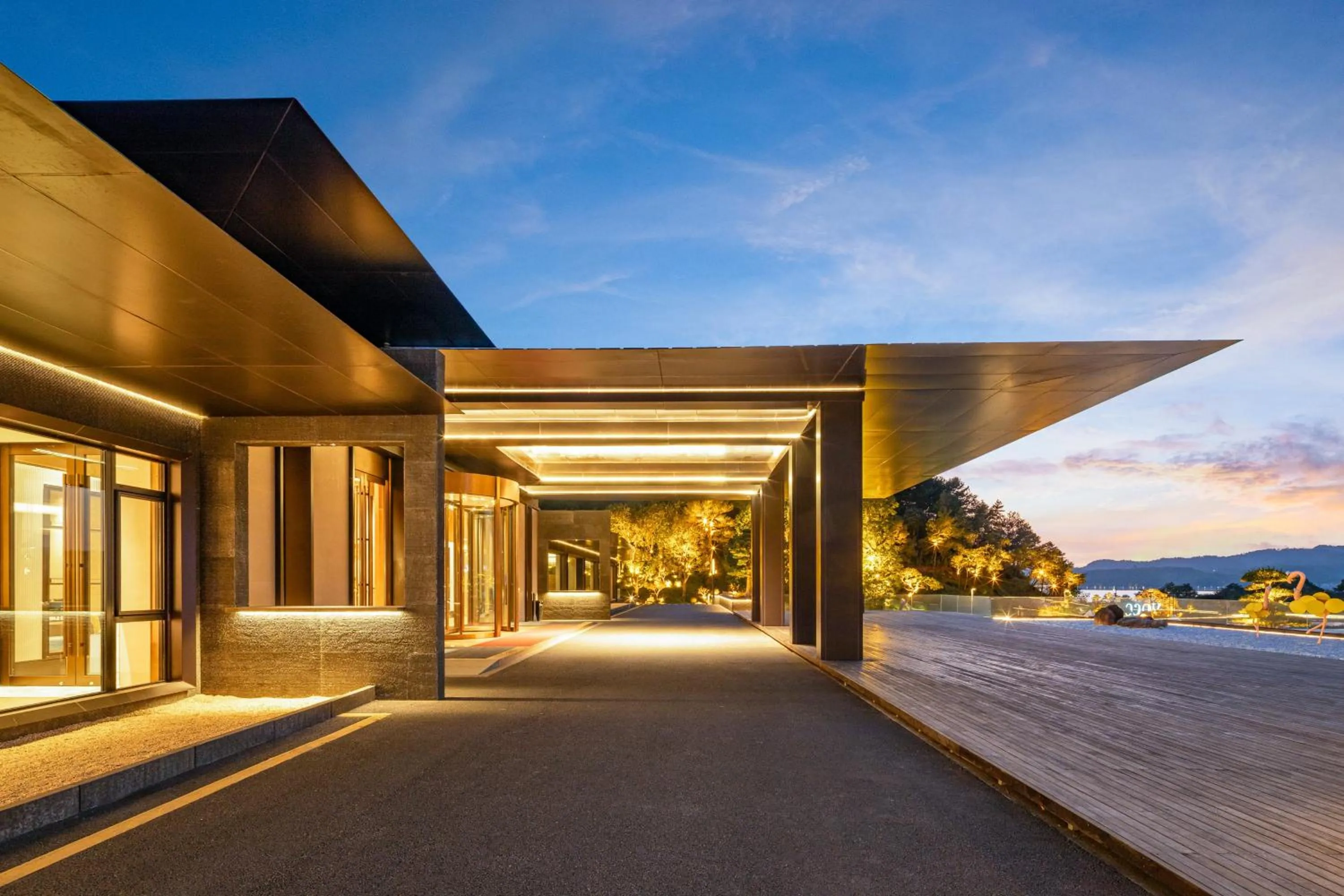 Property building in voco Ningbo Dongqian Lake by IHG