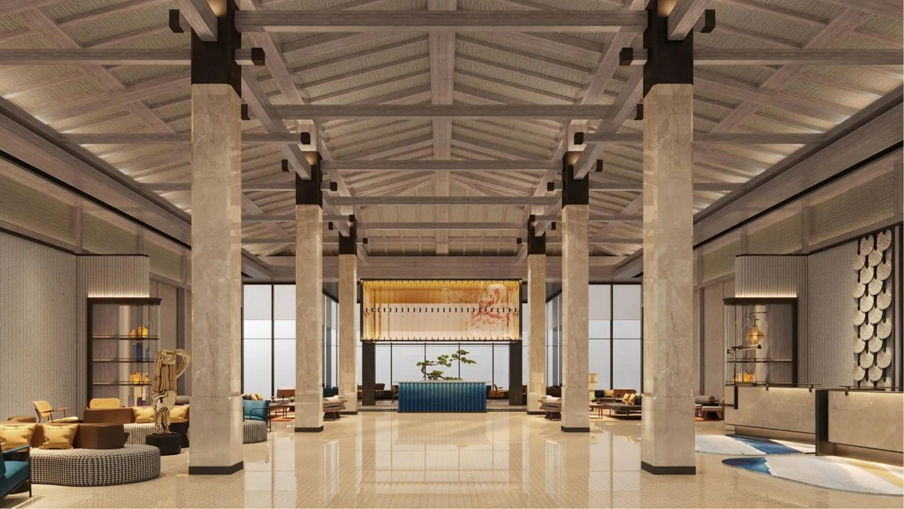 Property building in voco Ningbo Dongqian Lake by IHG