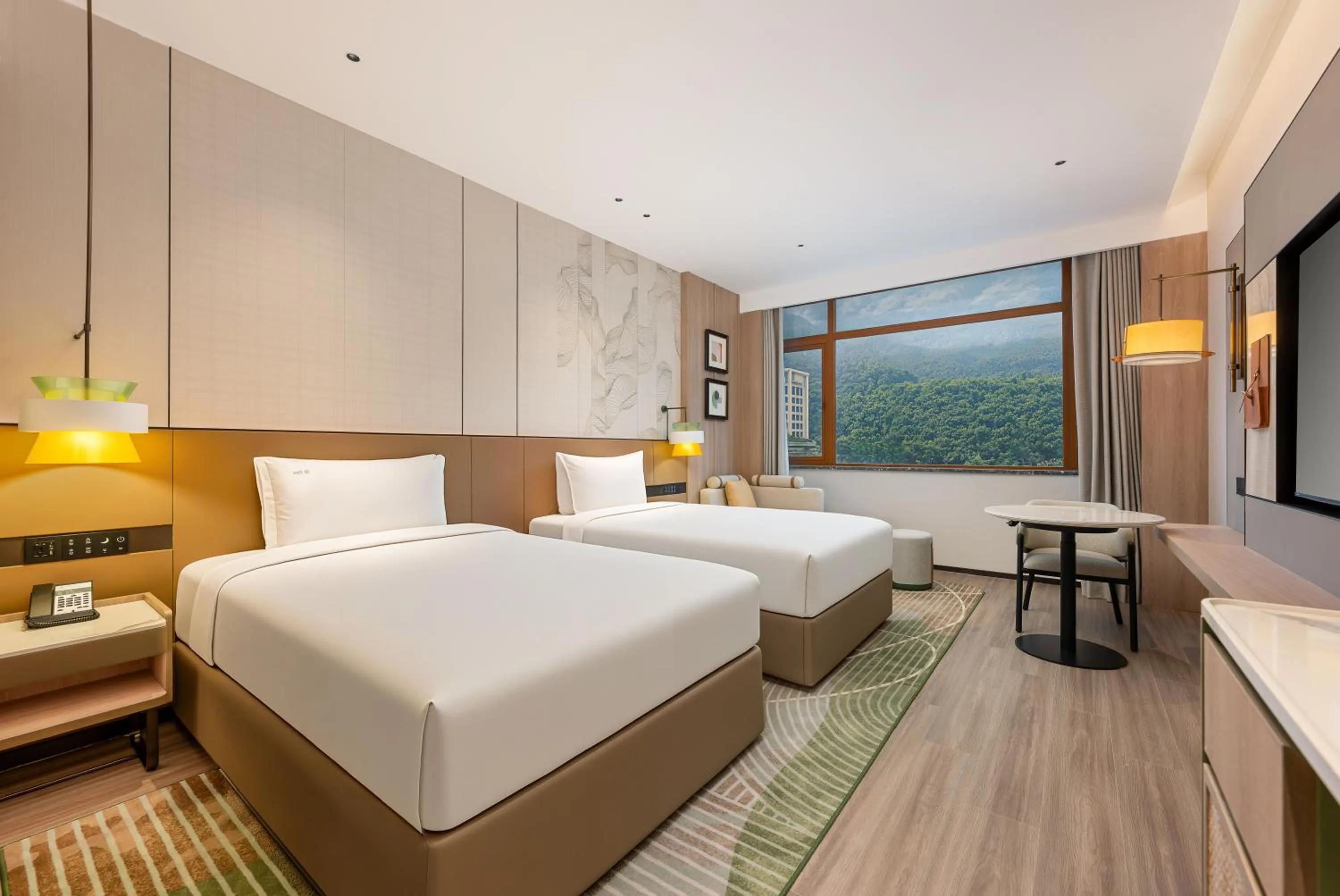 Standard Double Room with Two Double Beds and Mountain View in Holiday Inn Ningde Jiaocheng by IHG