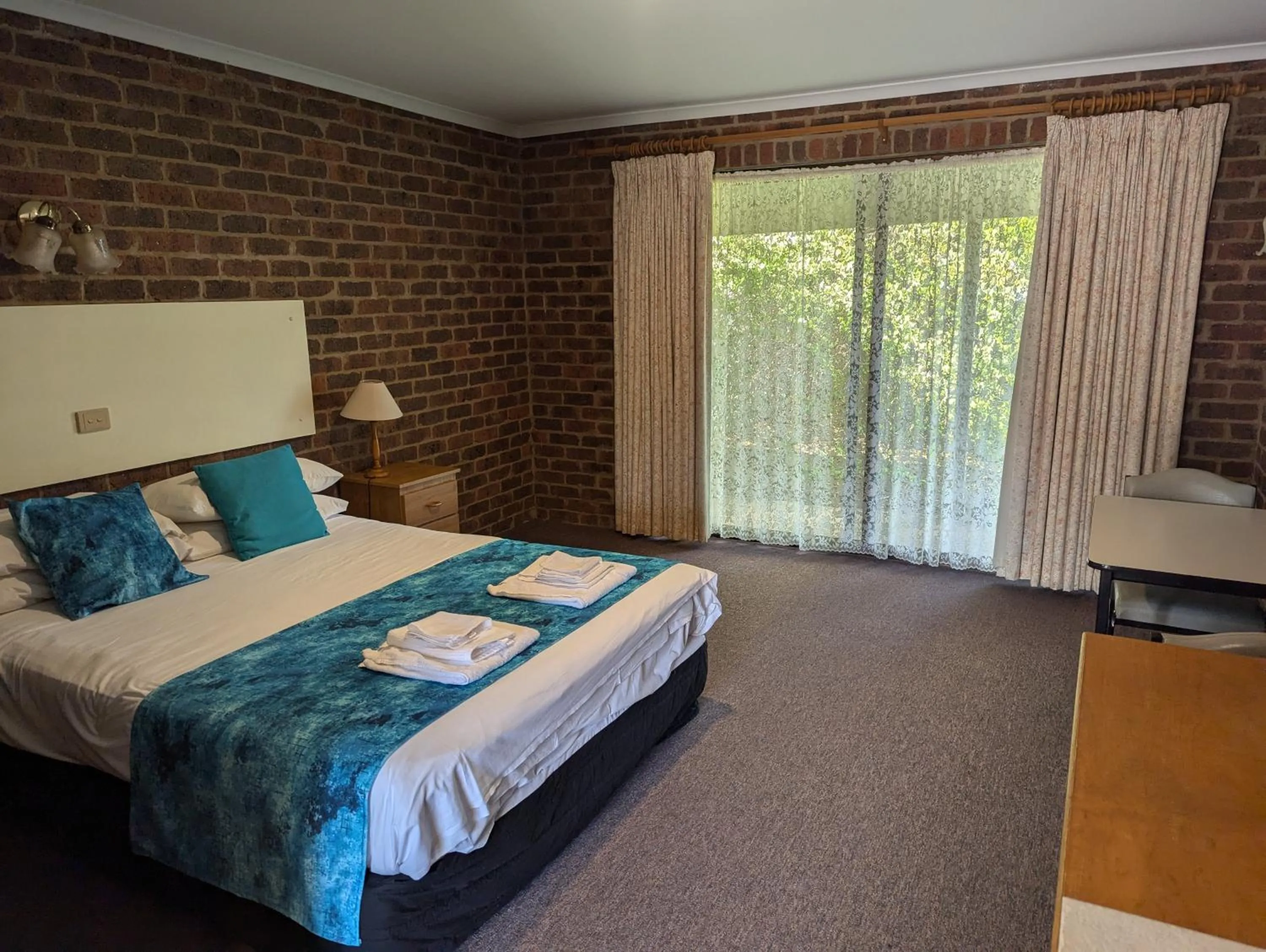 Bed in Barham Colonial Motel