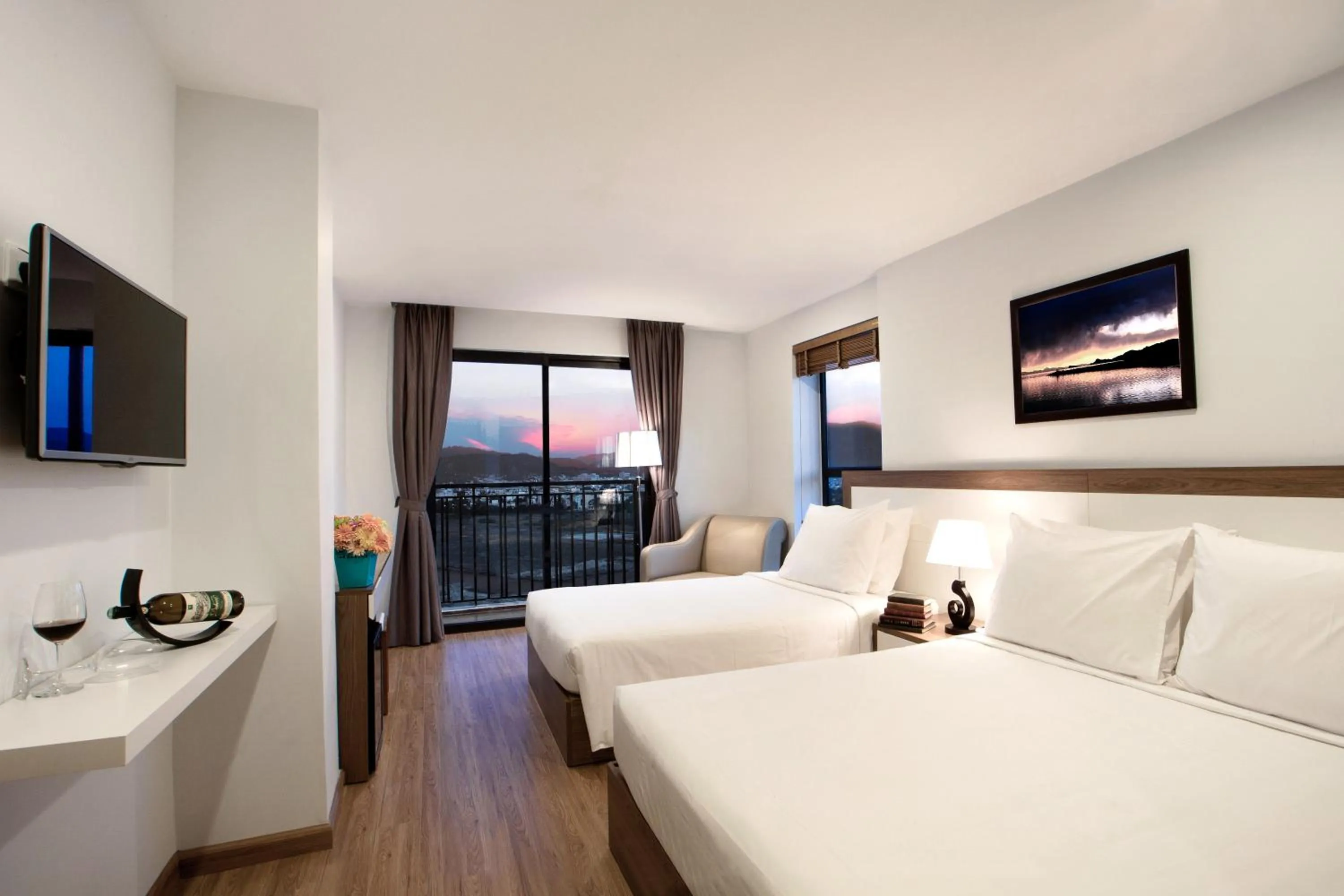 Bedroom, Bed in An Vista Hotel