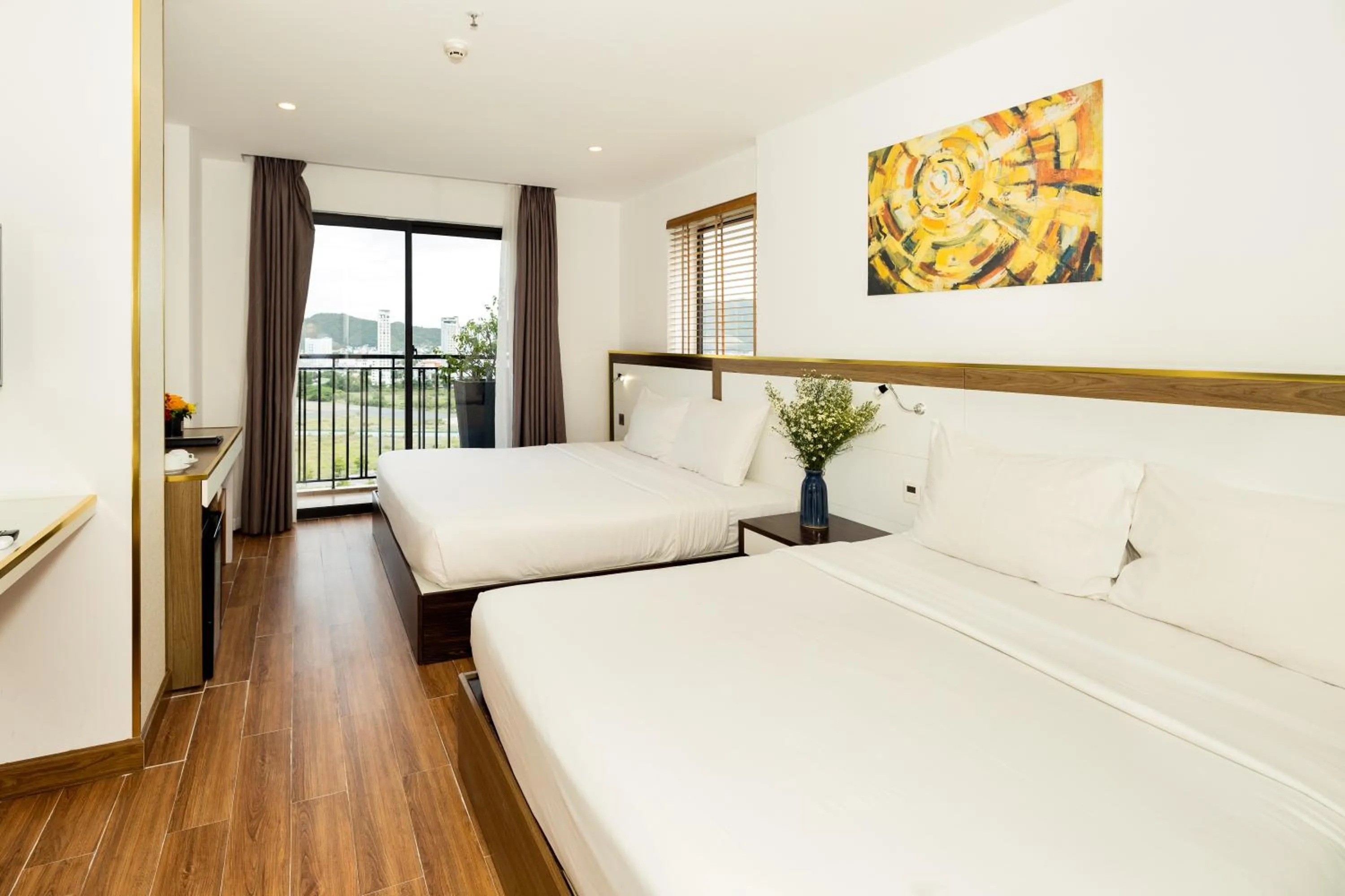 Bedroom, Bed in An Vista Hotel