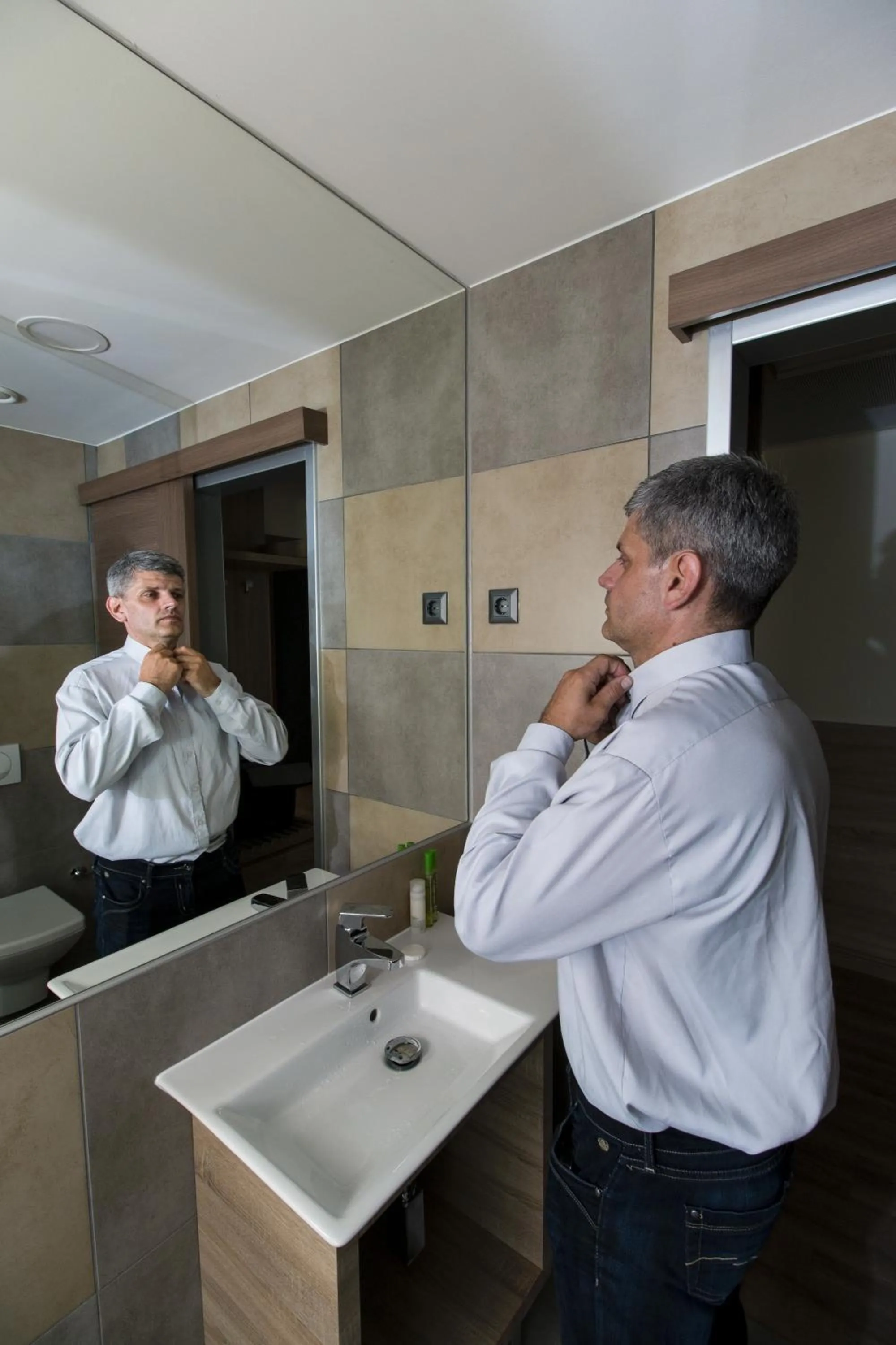 Bathroom in Family-Hotel