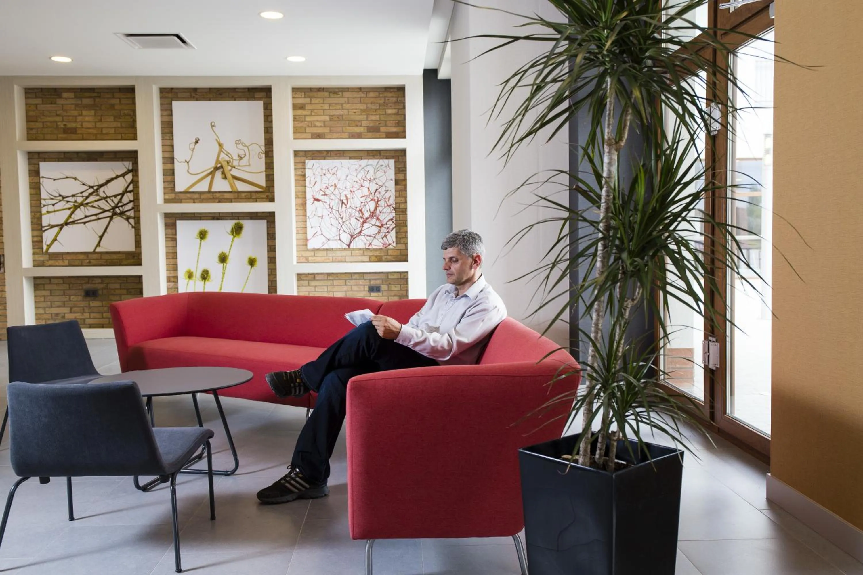 Lobby or reception in Family-Hotel