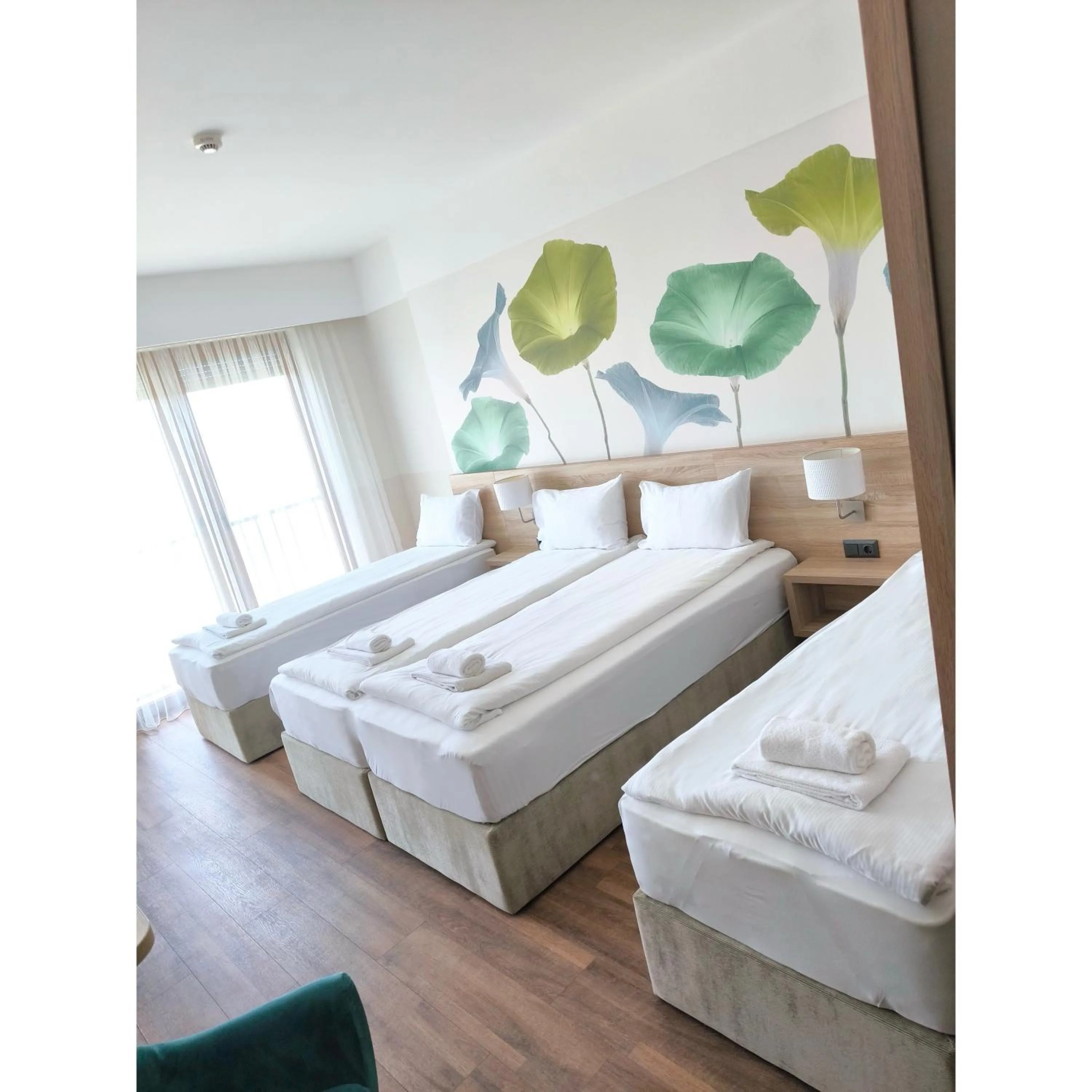 Bed in Family-Hotel