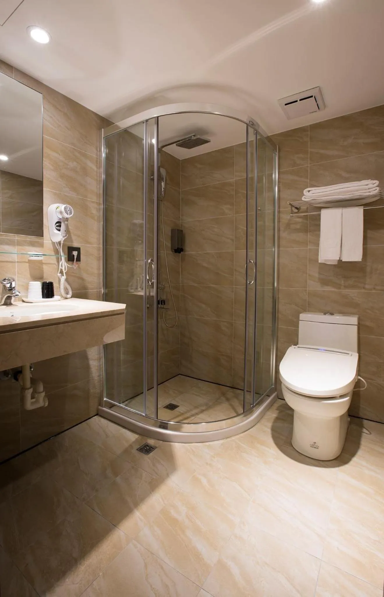 Bathroom in Noble Hotel