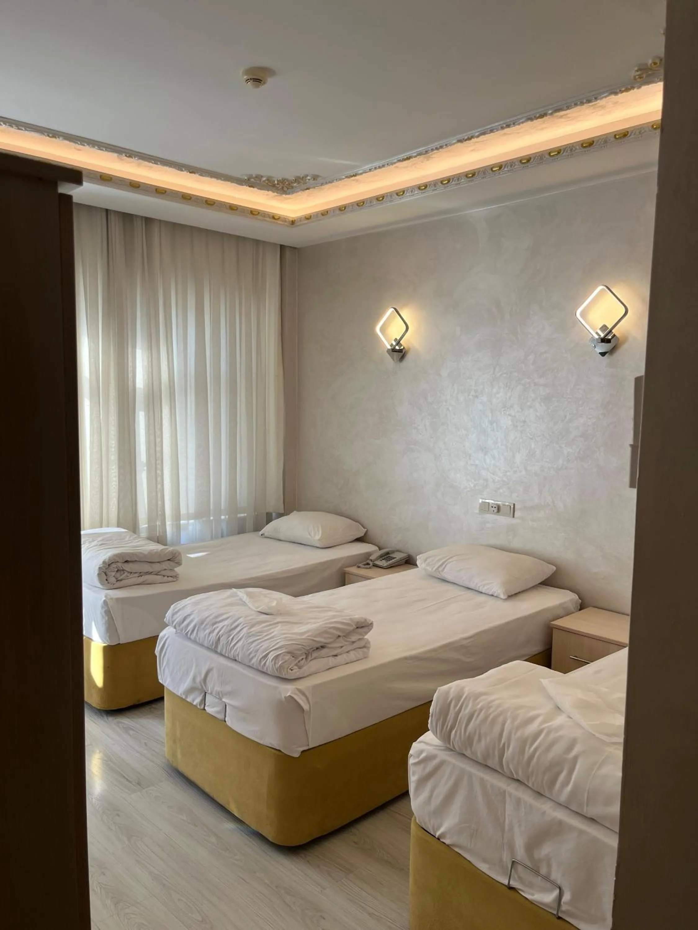 Bed in Adil Konak Hotel
