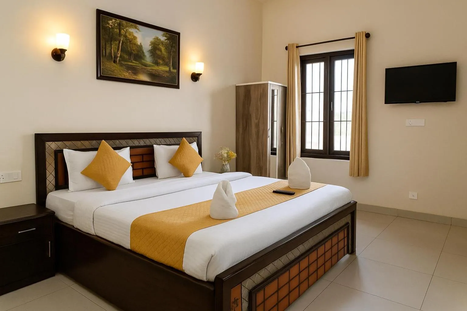 Bedroom, Bed in Magnet Residency